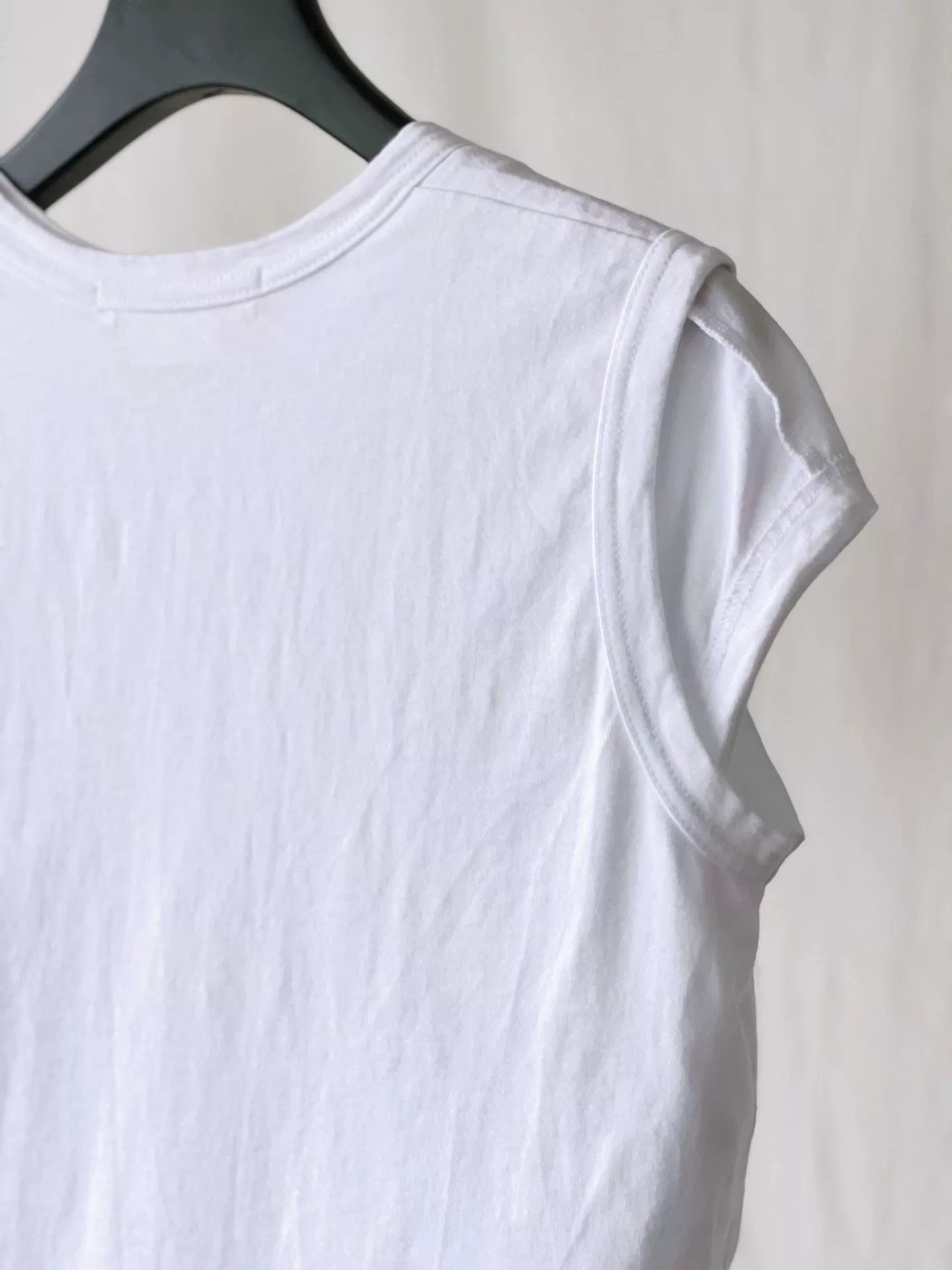 Comme des Garcons Unique Deconstructed White T-Shirt Size S / US 4 / IT 40 - 8 Thumbnail