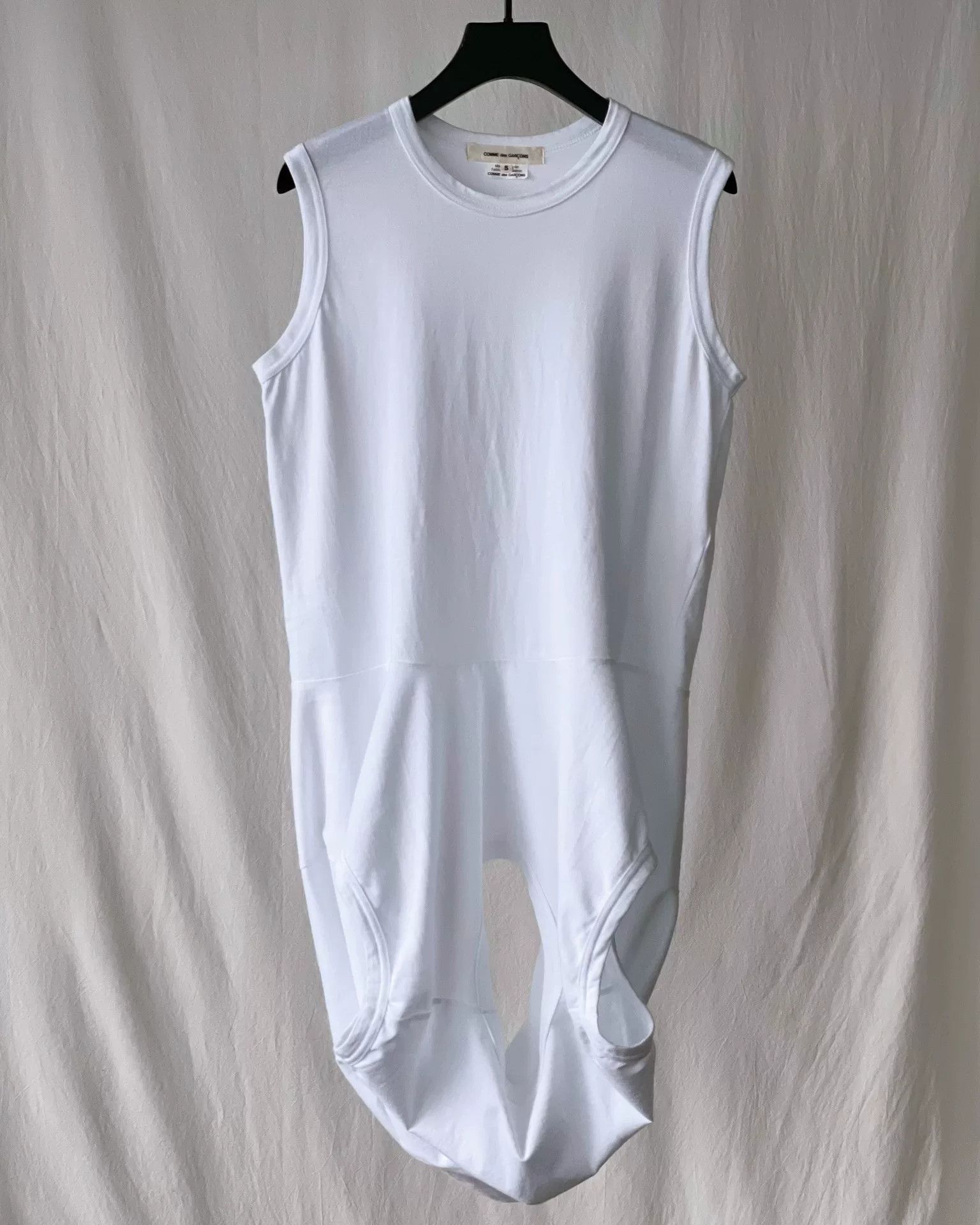 Comme des Garcons Unique Deconstructed White T-Shirt Size S / US 4 / IT 40 - 5 Thumbnail
