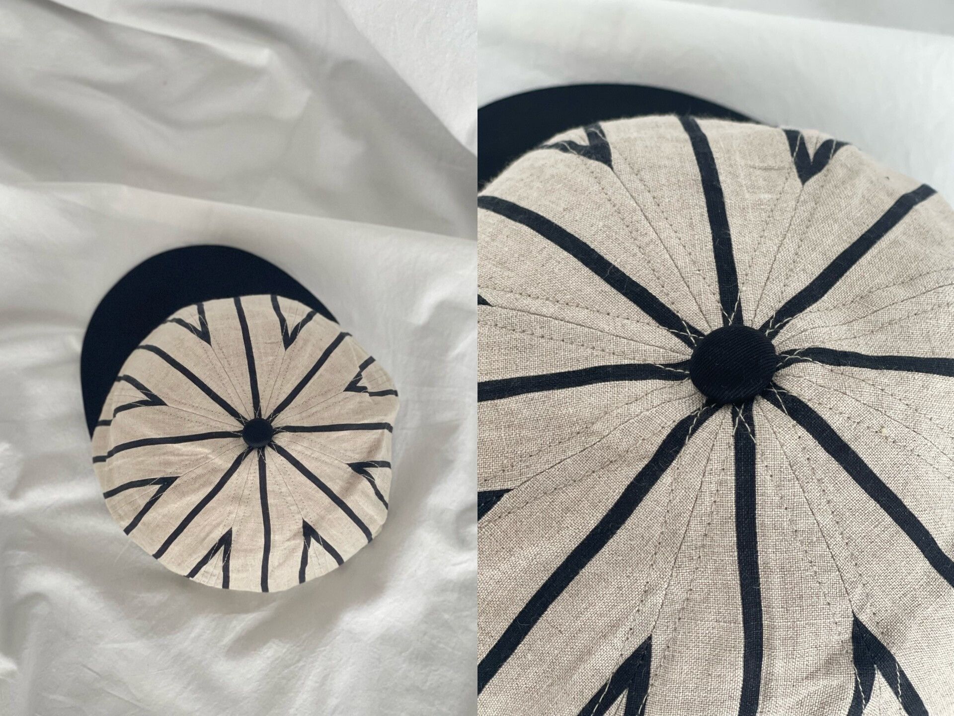 Yohji Yamamoto Yohji Yamamoto Striped Baseball Cap Size ONE SIZE - 7 Thumbnail