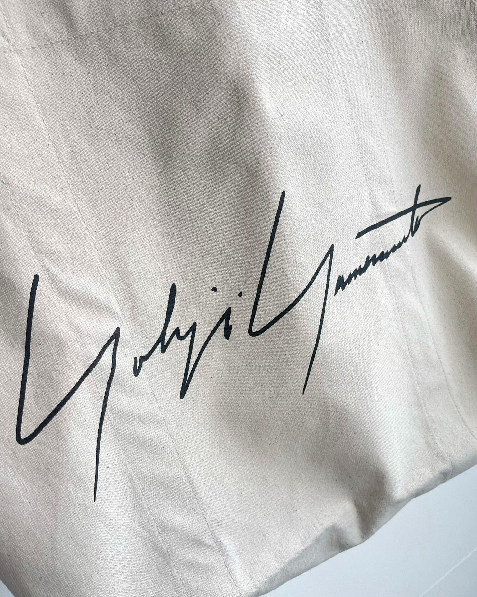 Yohji Yamamoto Yohji Yamamoto Canvas Tote Bag Size ONE SIZE - 3 Thumbnail