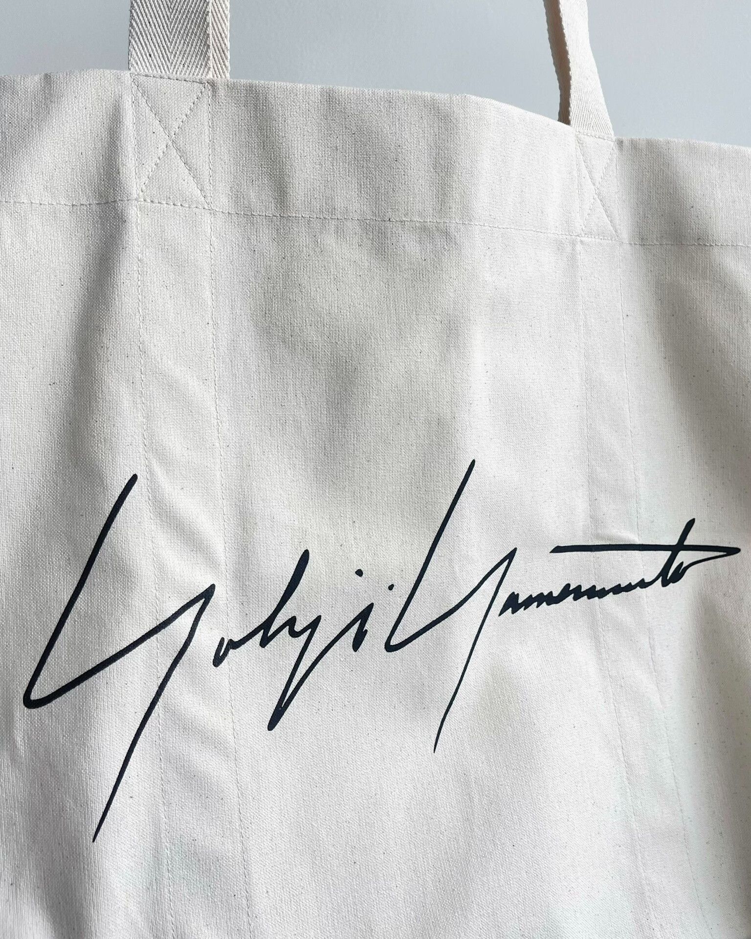 Yohji Yamamoto Yohji Yamamoto Canvas Tote Bag Size ONE SIZE - 9 Thumbnail