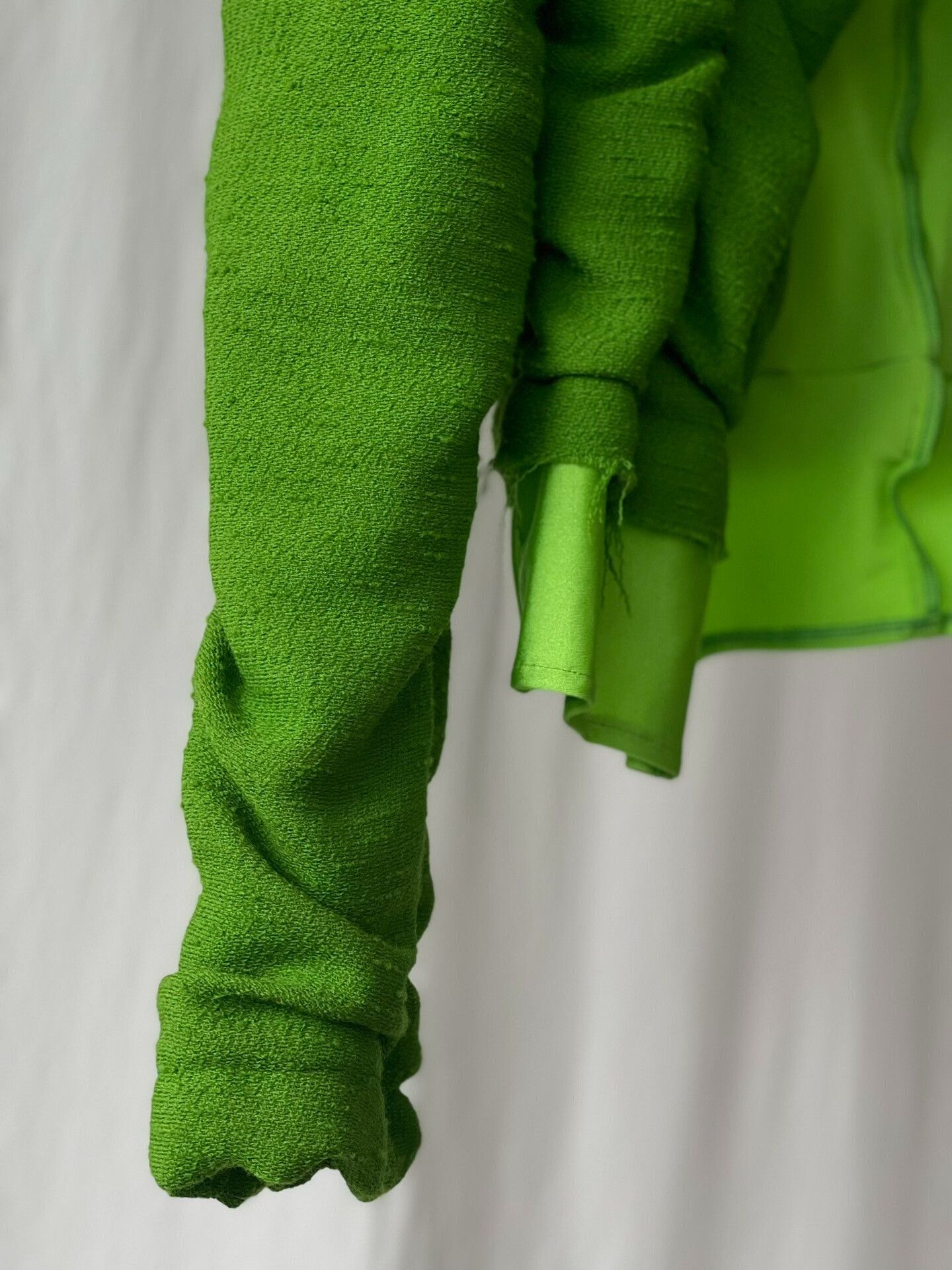 Comme des Garcons CDG Archive Green Ruffled Jacket Size M / US 6-8 / IT 42-44 - 8 Thumbnail