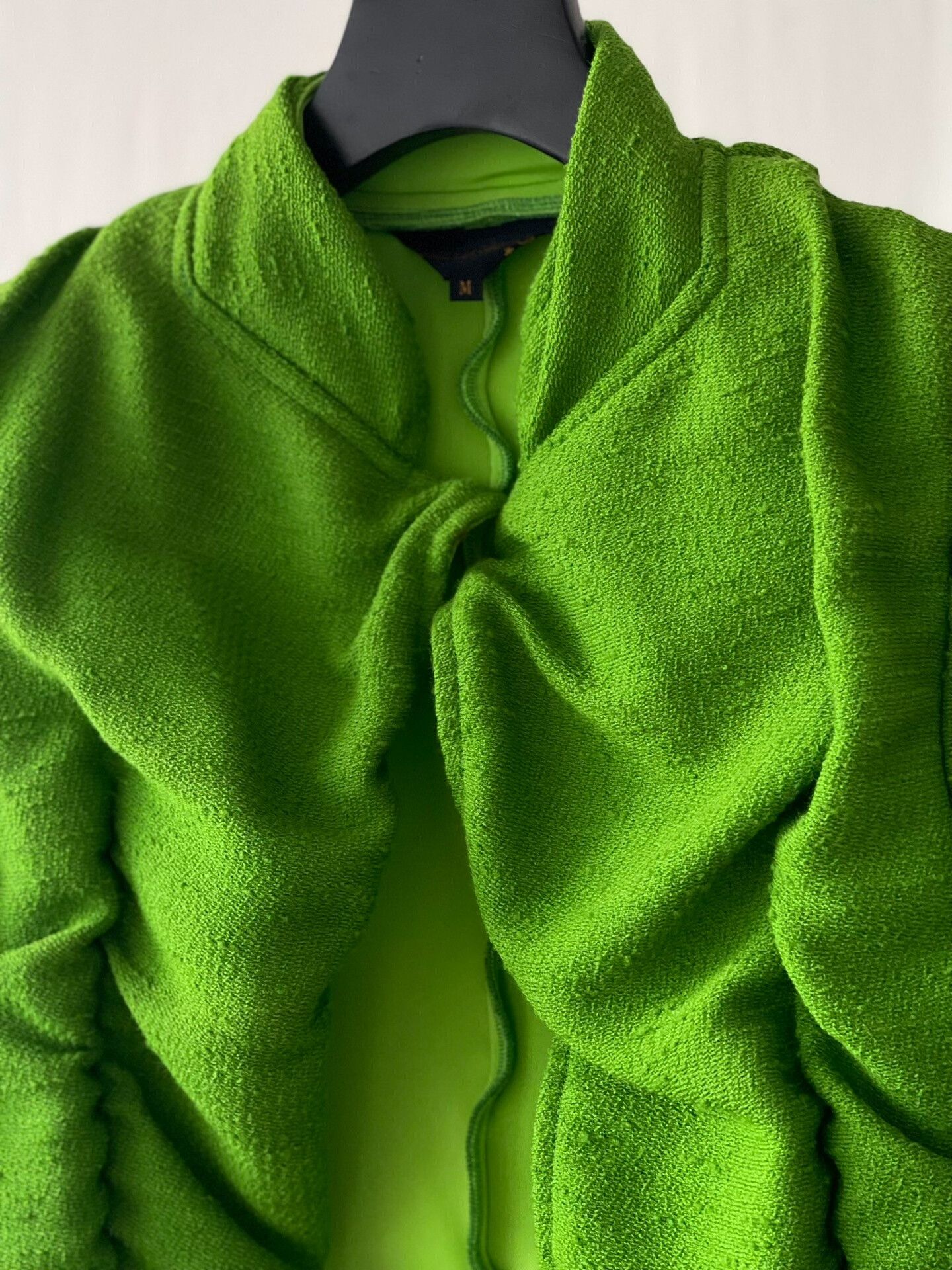 Comme des Garcons CDG Archive Green Ruffled Jacket Size M / US 6-8 / IT 42-44 - 7 Thumbnail