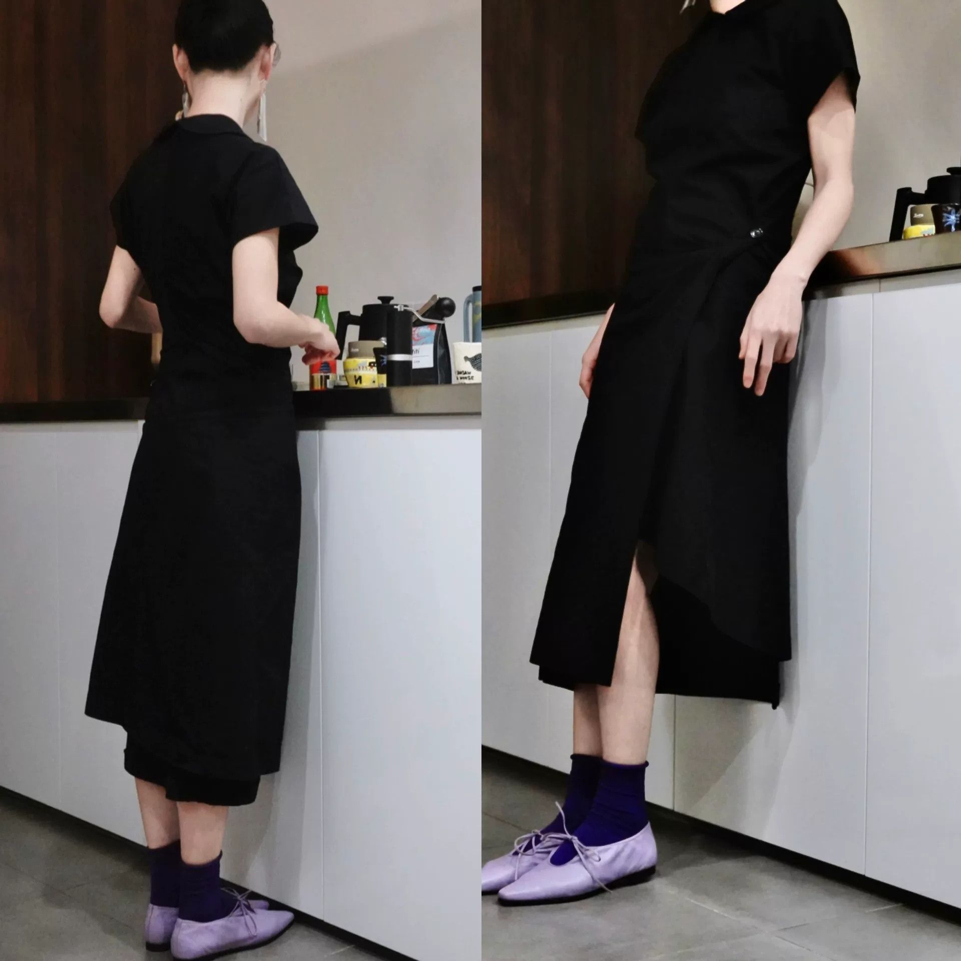 Comme des Garcons Comme des Garçons 90s Black Dress Size M / US 6-8 / IT 42-44 - 2 Thumbnail