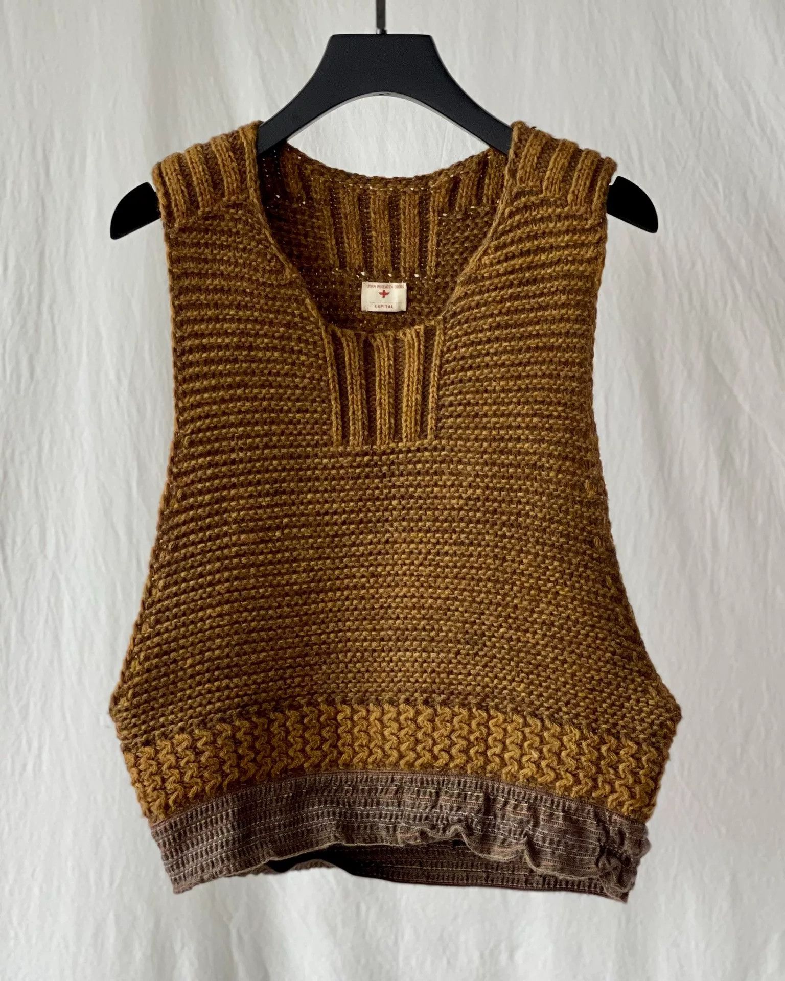 Kapital Kapital Totem Potlatch Cross Sweater Vest Size S / US 4 / IT 40 - 4 Thumbnail
