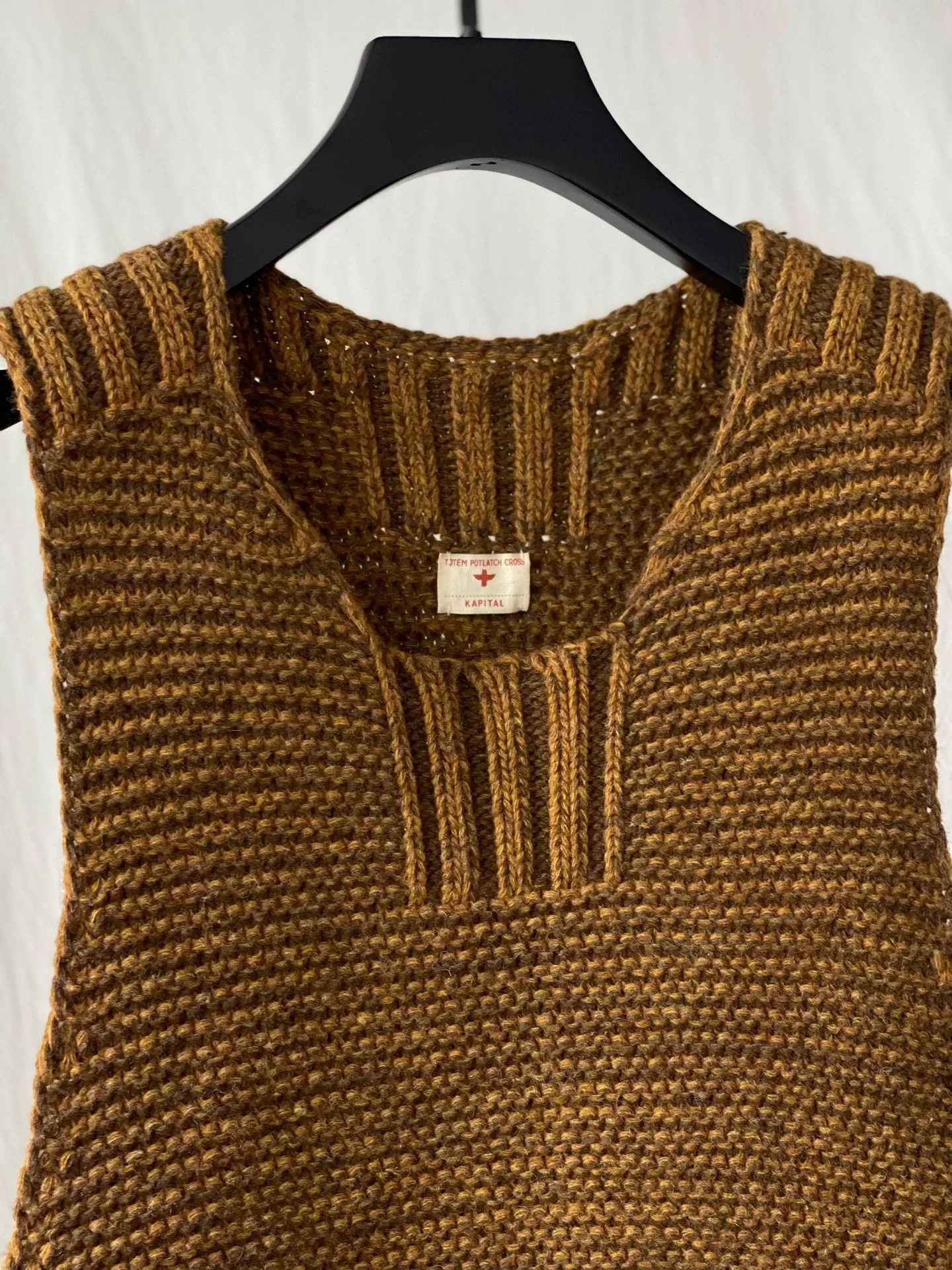 Kapital Kapital Totem Potlatch Cross Sweater Vest Size S / US 4 / IT 40 - 2 Thumbnail