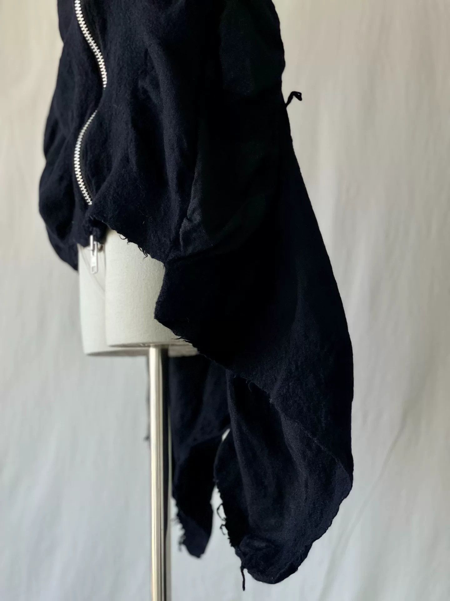 Comme des Garcons CDGtricot Asymmetric Wool Zip Cape Size M / US 6-8 / IT 42-44 - 6 Thumbnail