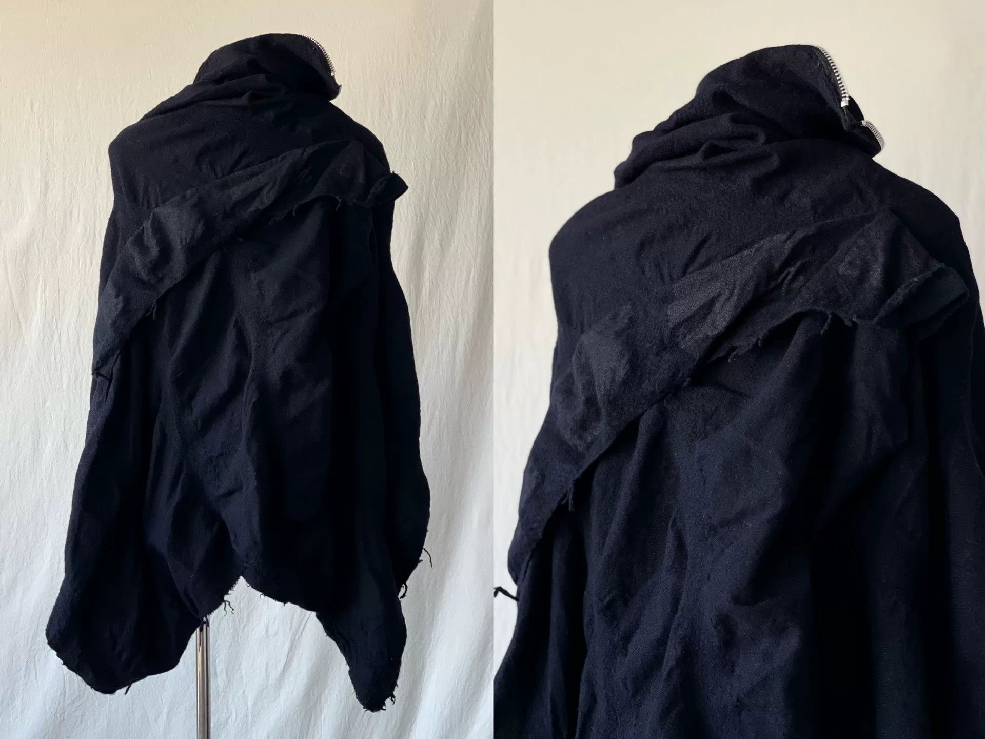 Comme des Garcons CDGtricot Asymmetric Wool Zip Cape Size M / US 6-8 / IT 42-44 - 7 Thumbnail