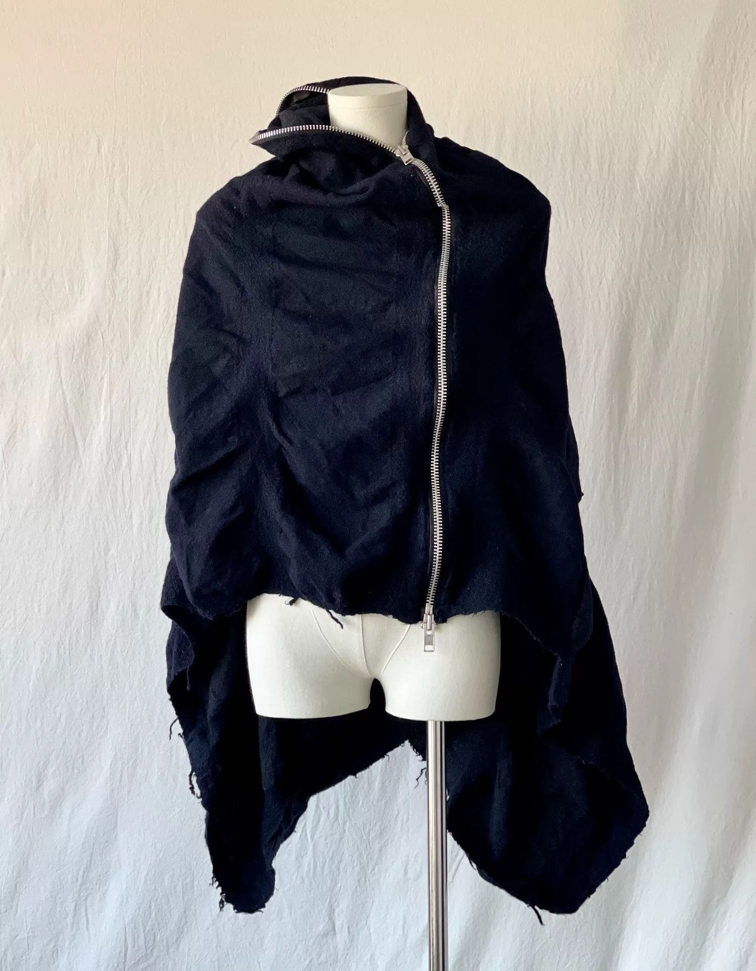 Comme des Garcons CDGtricot Asymmetric Wool Zip Cape Size M / US 6-8 / IT 42-44 - 5 Thumbnail