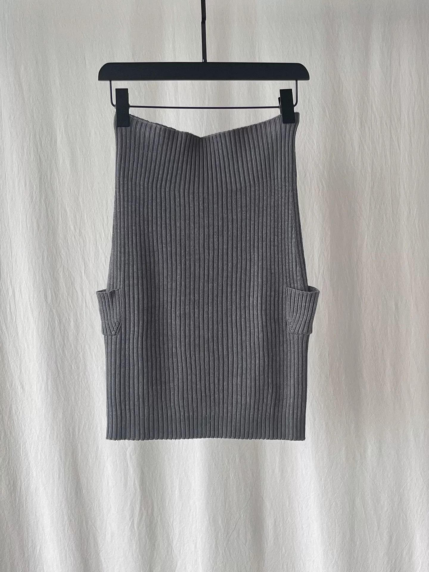 Issey Miyake Issey Miyake Ribbed Knit Skirt Size 24" / US 00 / IT 34 - 6 Thumbnail