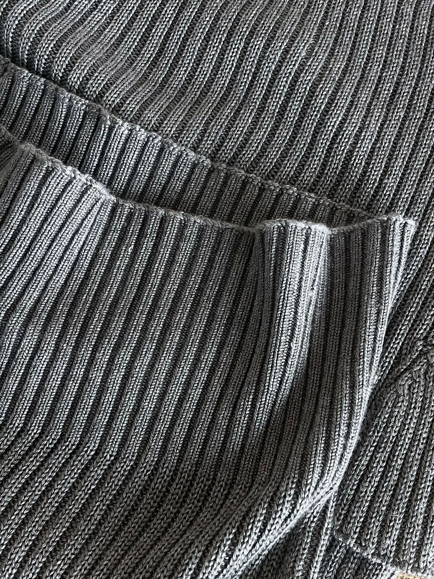 Issey Miyake Issey Miyake Ribbed Knit Skirt Size 24" / US 00 / IT 34 - 8 Thumbnail