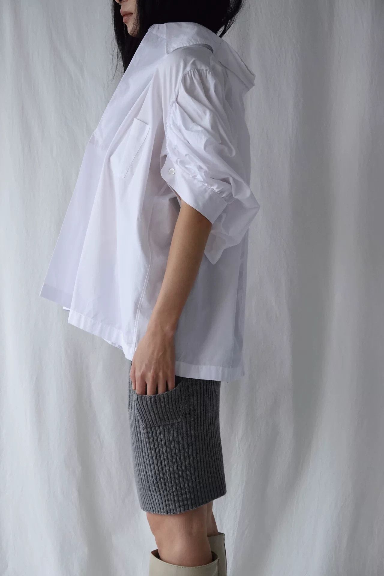 Issey Miyake Issey Miyake Ribbed Knit Skirt Size 24" / US 00 / IT 34 - 3 Thumbnail