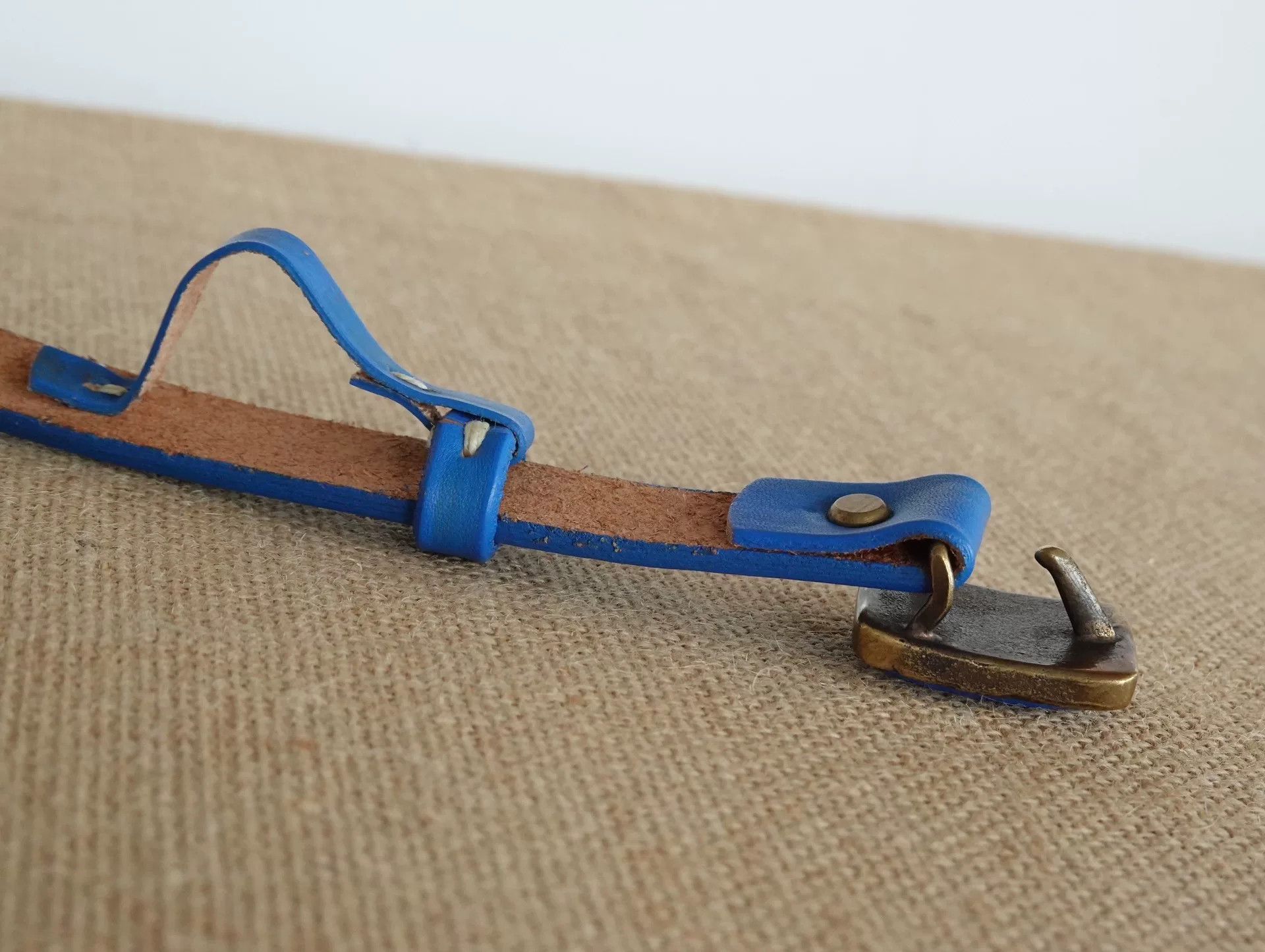 Kapital KAPITAL Blue Metal Leather Belt Size ONE SIZE - 5 Thumbnail