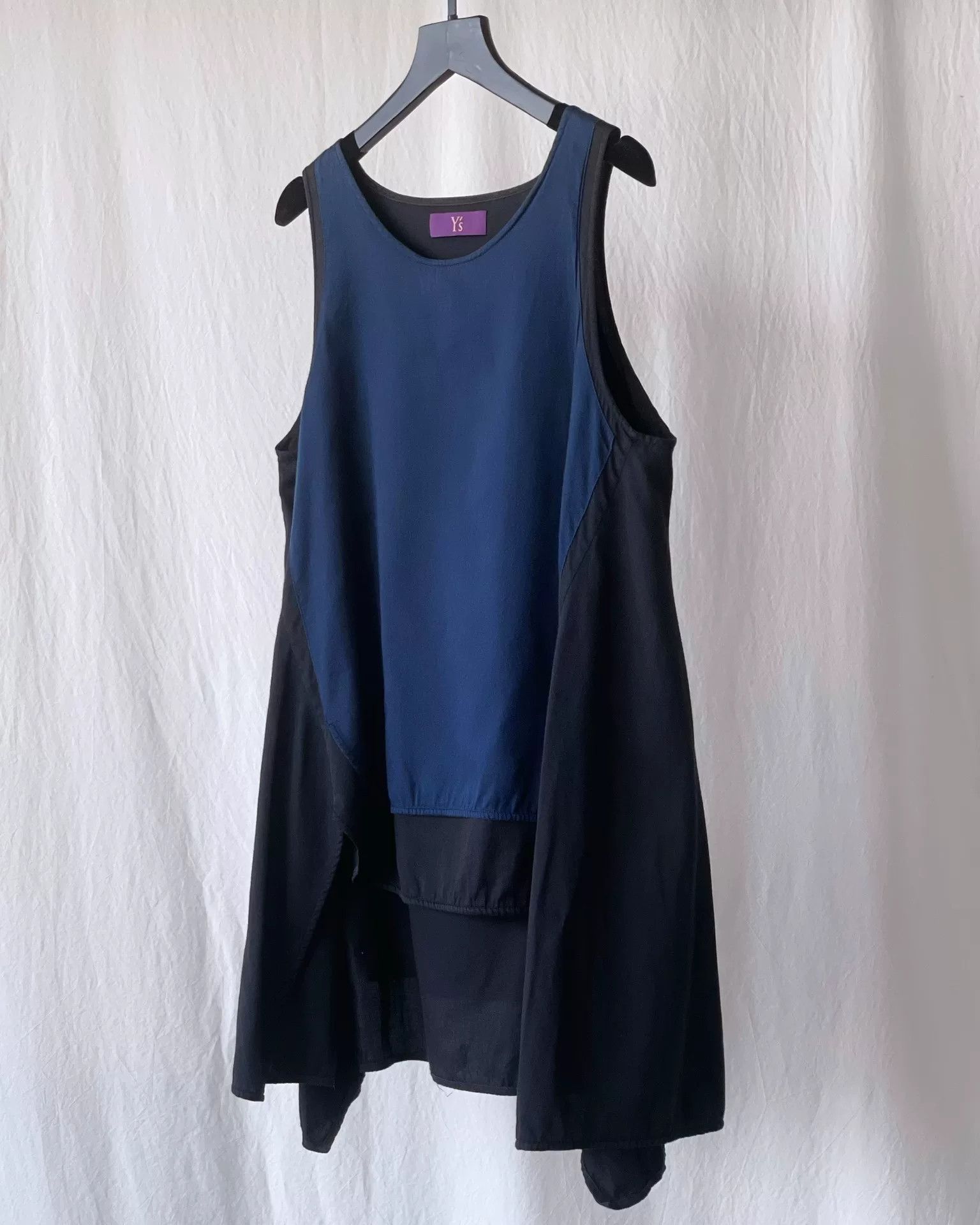 Y's Y's Navy Blue Sleeveless Top Size S / US 4 / IT 40 - 7 Thumbnail
