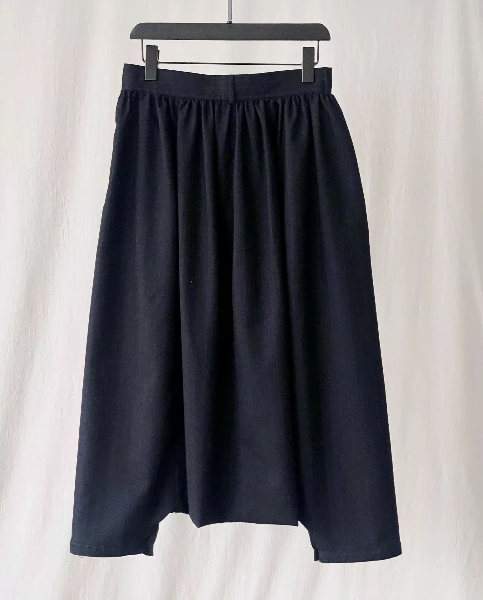 Comme des Garcons Comme des Garçons Striped Wool Drop-Crotch Pants Size 28" / US 6 / IT 42 - 7 Thumbnail