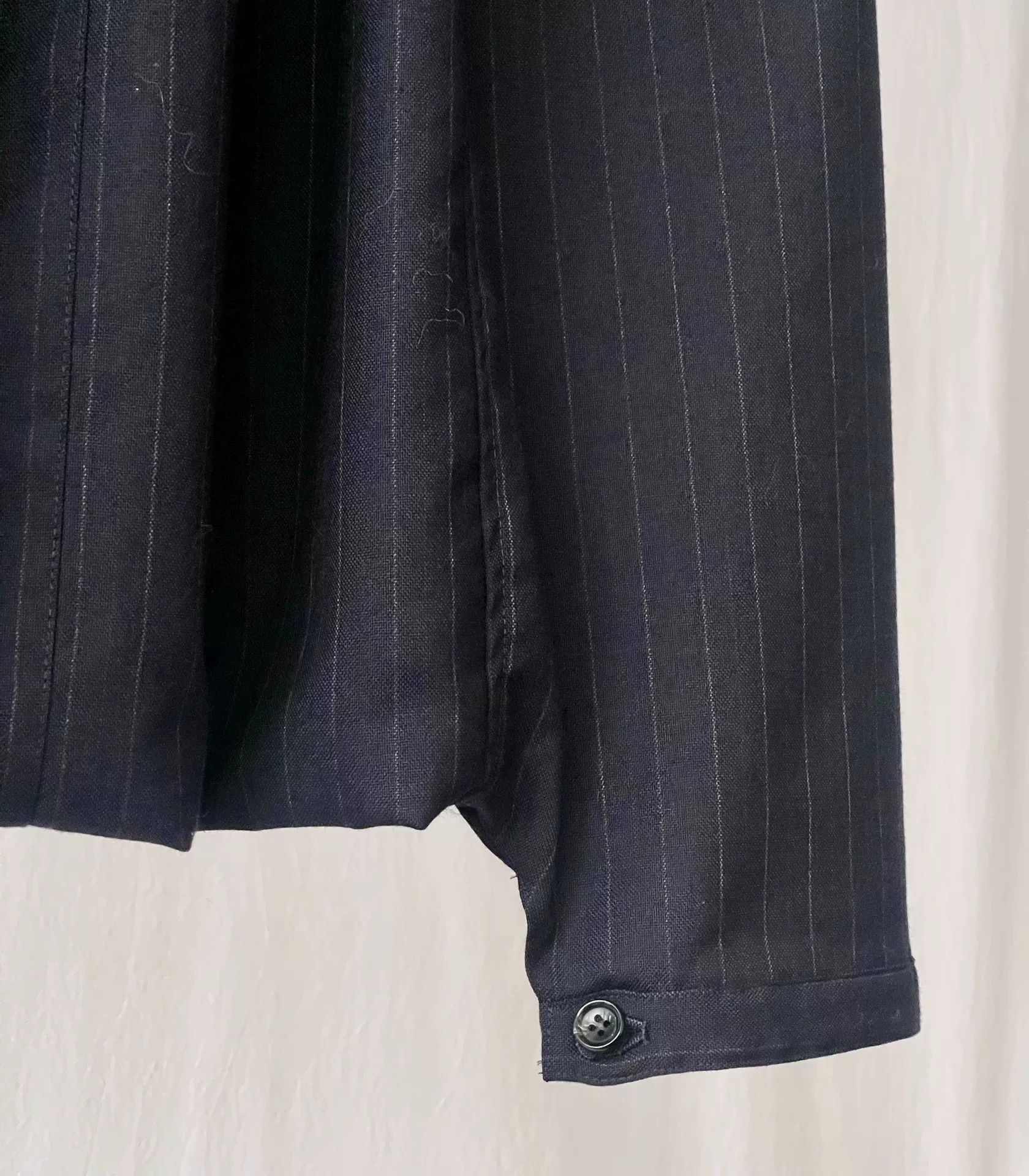Comme des Garcons Comme des Garçons Striped Wool Drop-Crotch Pants Size 28" / US 6 / IT 42 - 6 Thumbnail