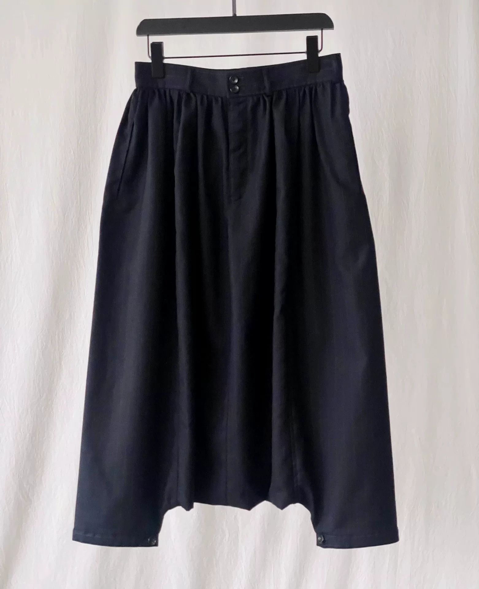 Comme des Garcons Comme des Garçons Striped Wool Drop-Crotch Pants Size 28" / US 6 / IT 42 - 4 Thumbnail