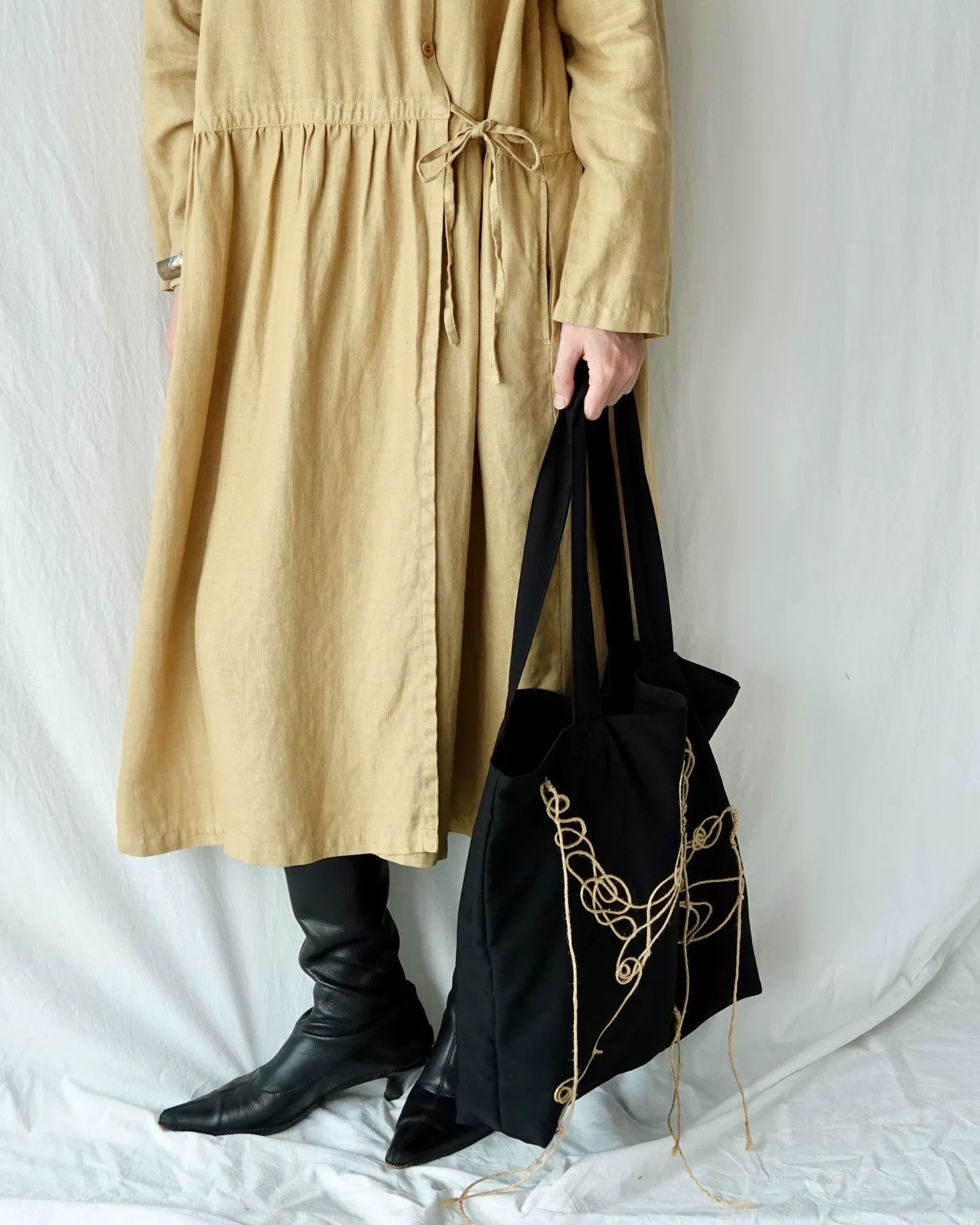 Yohji Yamamoto Y's Yohji Yamamoto Wool Tote Bag Size ONE SIZE - 2 Thumbnail