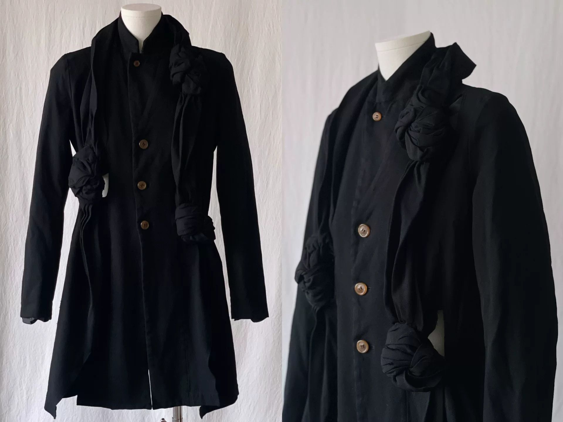 Comme des Garcons CDG Black Tailored Jacket with Cutouts Size XS / US 0-2 / IT 36-38 - 5 Thumbnail