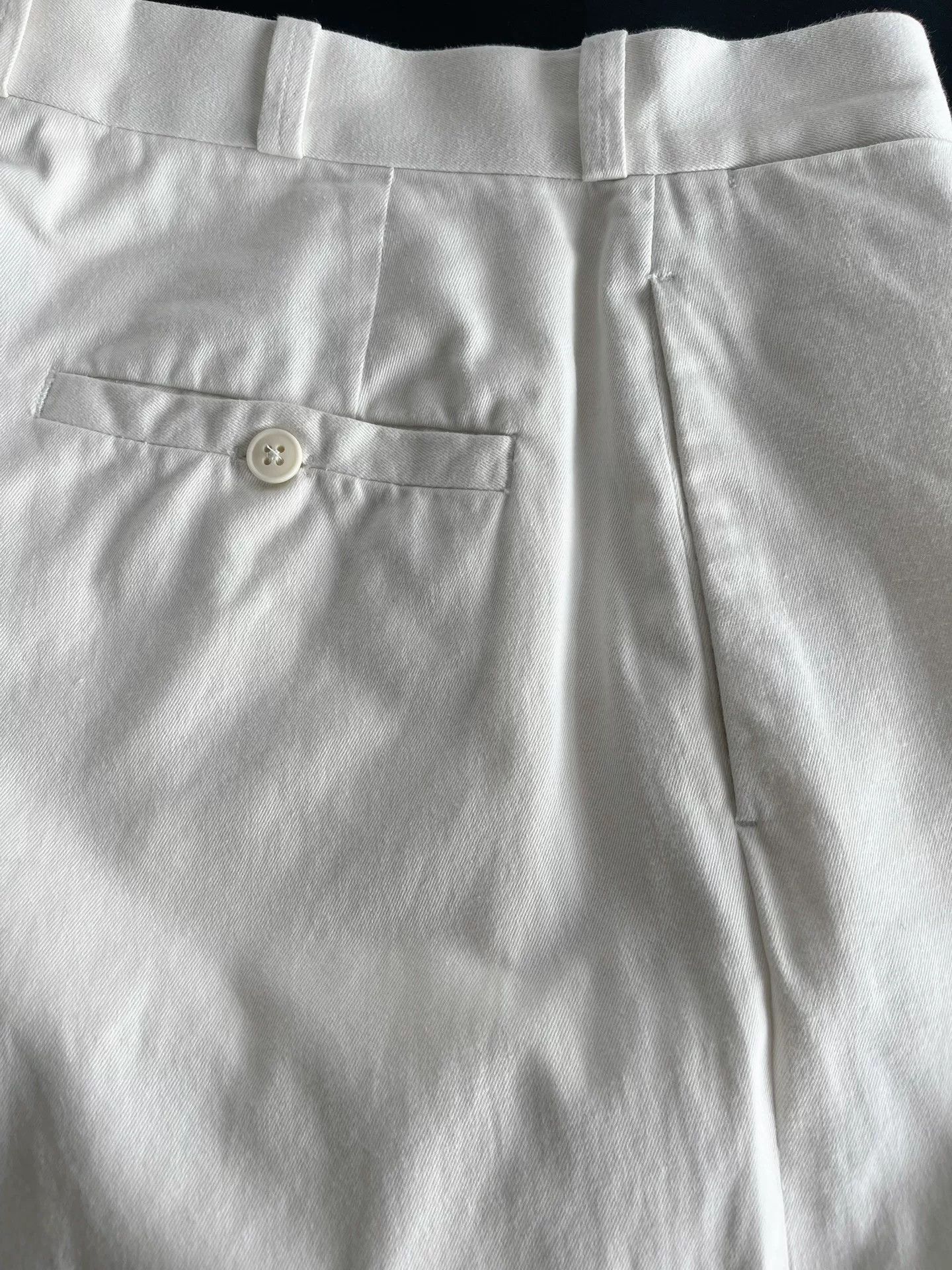 YAECA White Wide-Leg Chino Pants Size US 28 / EU 44 - 7 Thumbnail