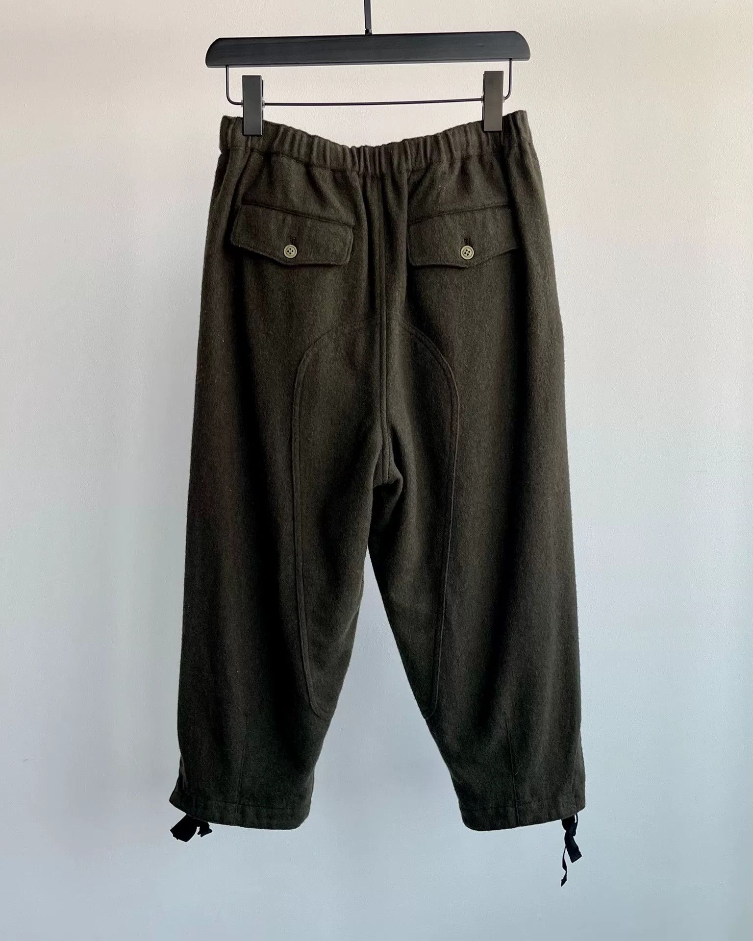 Comme des Garcons Black Military Style Wool Tapered Pants Size US 26 / EU 42 - 5 Thumbnail