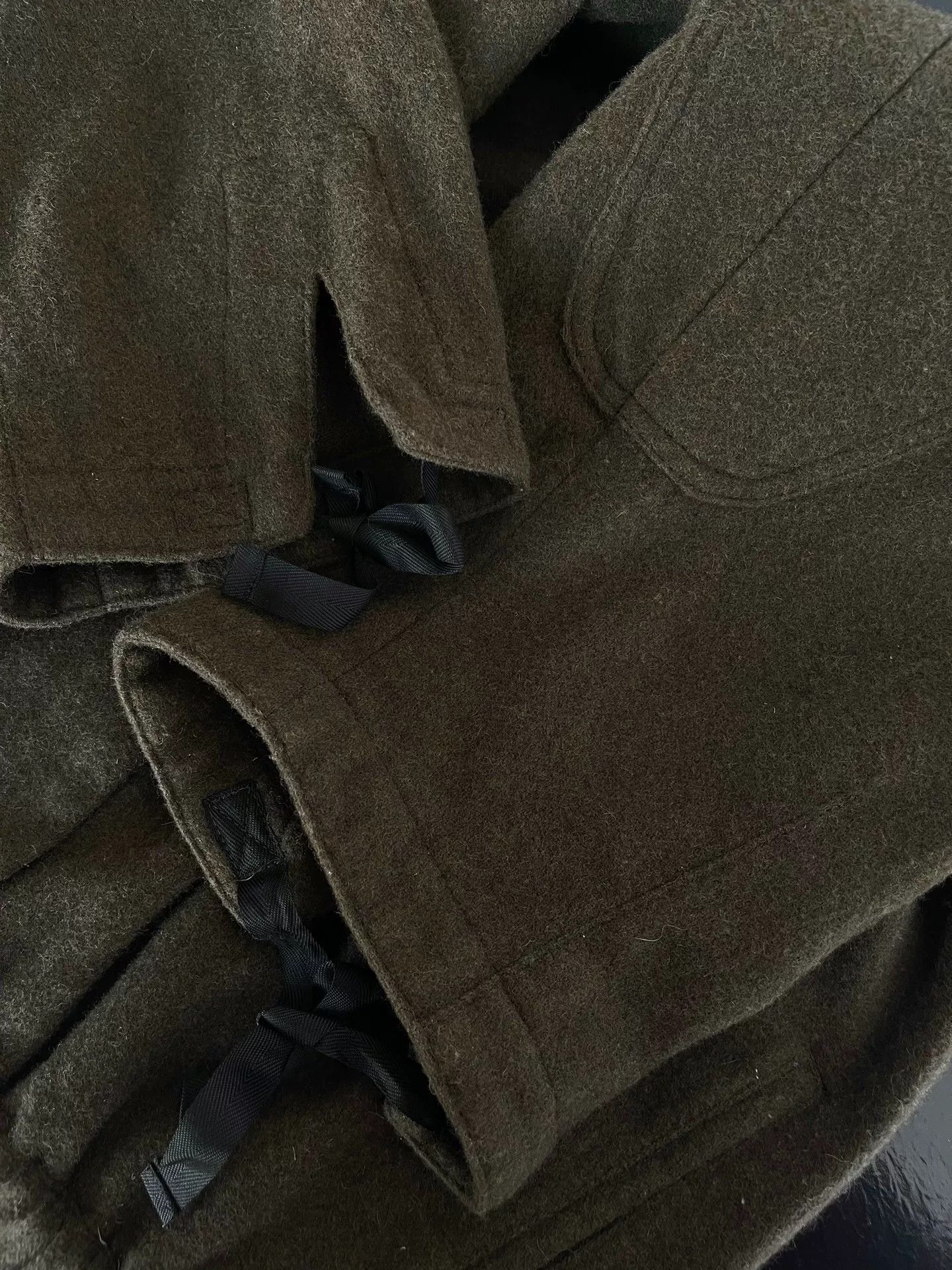 Comme des Garcons Black Military Style Wool Tapered Pants Size US 26 / EU 42 - 8 Thumbnail