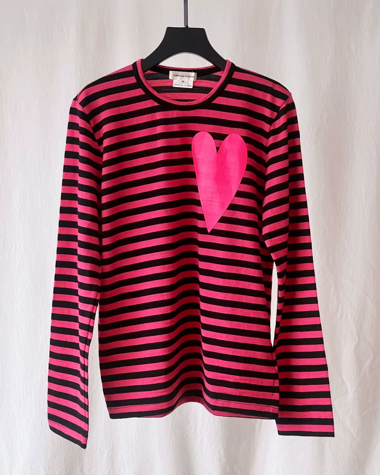 Comme des Garcons CDG Comme des Garçons Heart Knit Sweater Size M / US 6-8 / IT 42-44 - 2 Thumbnail