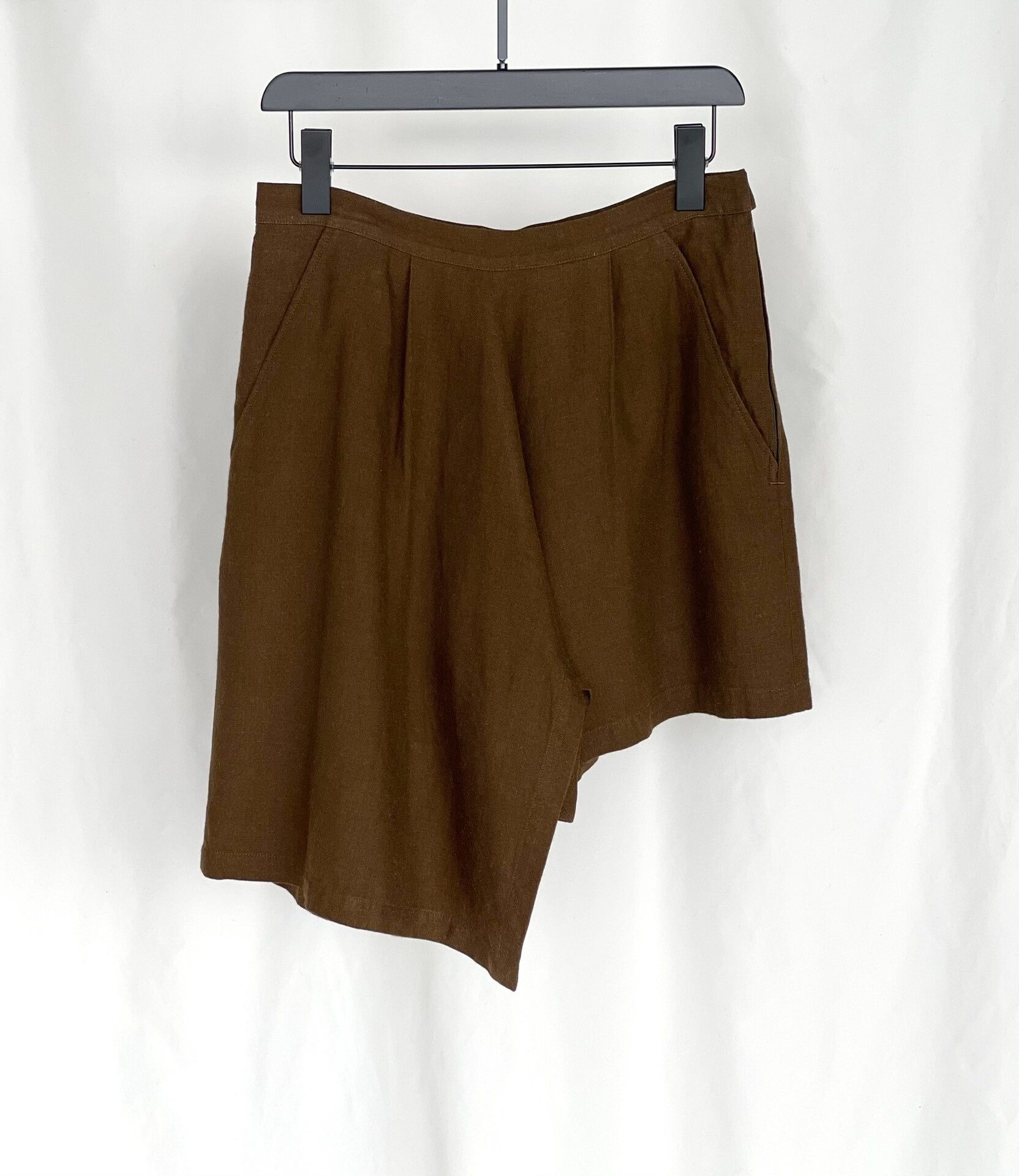 Yohji Yamamoto Asymmetric Layered Shorts Skirt Size 24" / US 00 / IT 34 - 3 Thumbnail