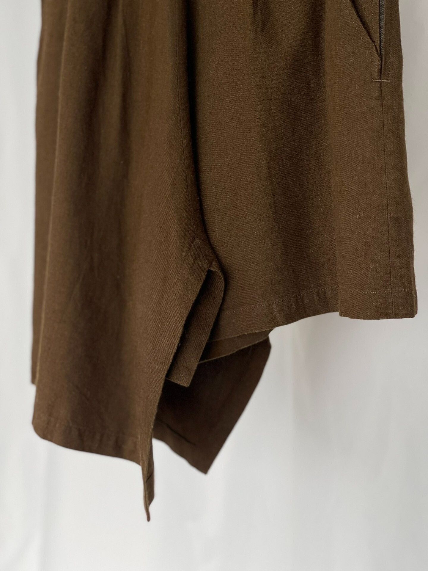 Yohji Yamamoto Asymmetric Layered Shorts Skirt Size 24" / US 00 / IT 34 - 4 Thumbnail