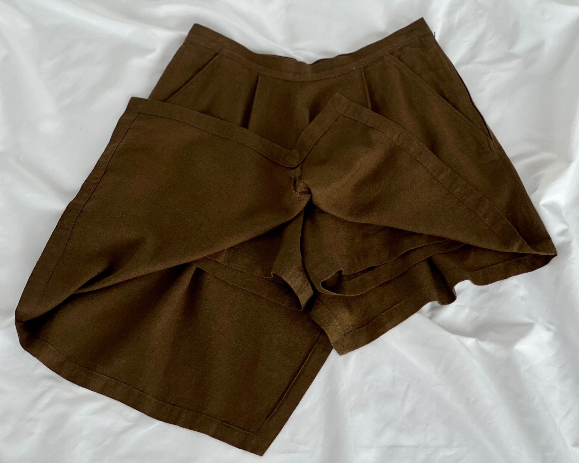 Yohji Yamamoto Asymmetric Layered Shorts Skirt Size 24" / US 00 / IT 34 - 7 Thumbnail
