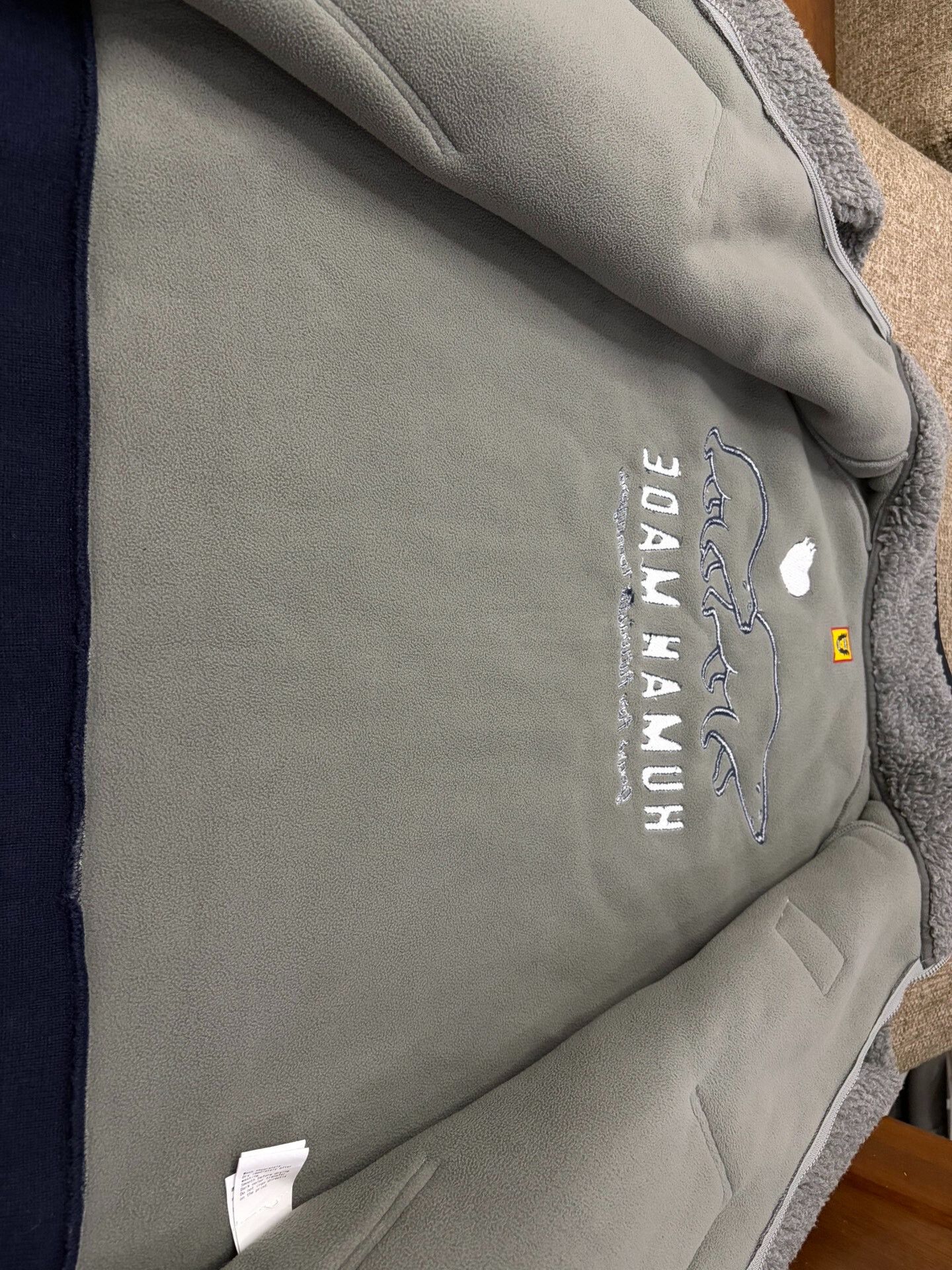 Human Made Human Made Polar Bear Fleece Jacket Size US XL / EU 56 / 4 - 3 Thumbnail