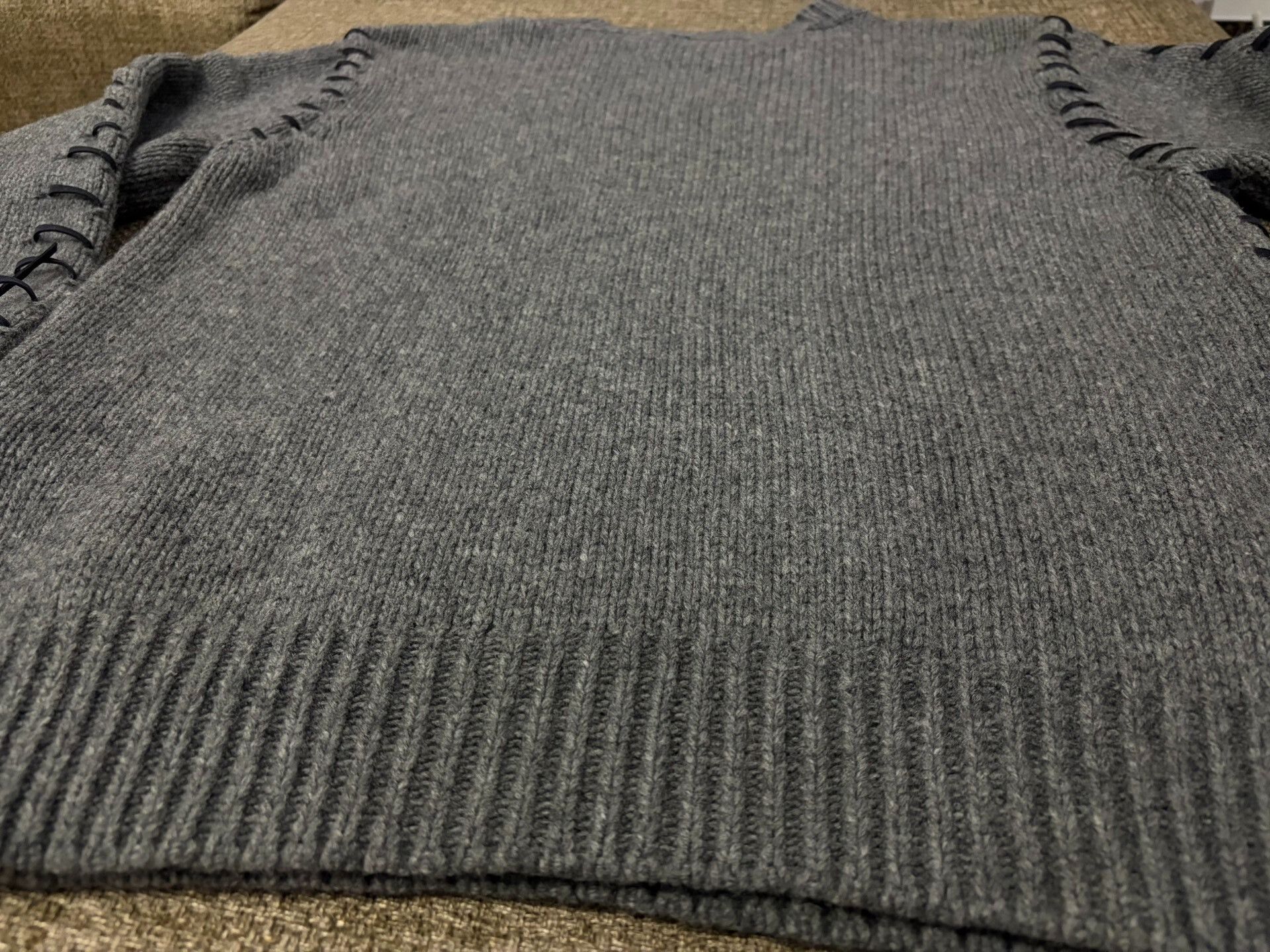 DISCOVERED Discovered Knit Sweater with Contrast Stitching Size US M / EU 48-50 / 2 - 5 Thumbnail