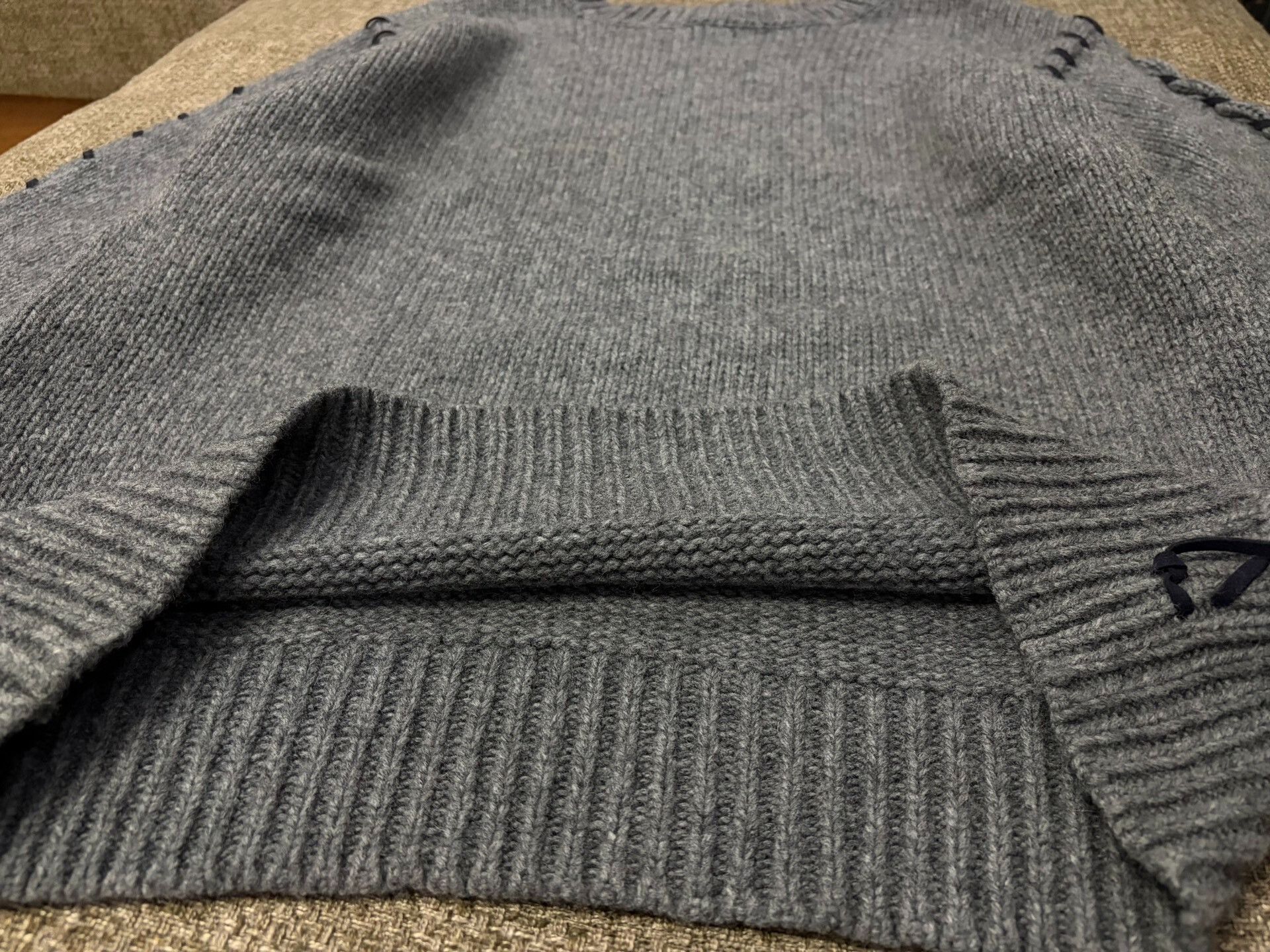 DISCOVERED Discovered Knit Sweater with Contrast Stitching Size US M / EU 48-50 / 2 - 3 Thumbnail
