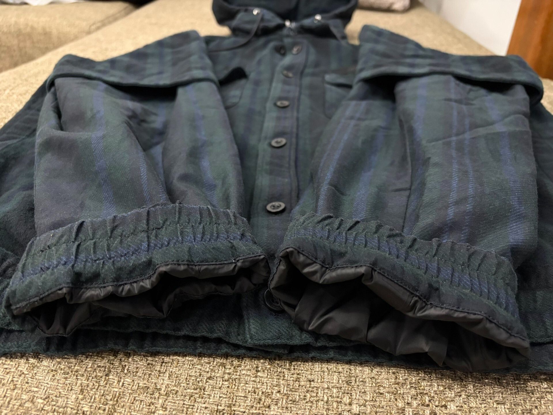 Sacai Sacai 24aw Flannel Check Shirt Jacket Size US M / EU 48-50 / 2 - 4 Thumbnail