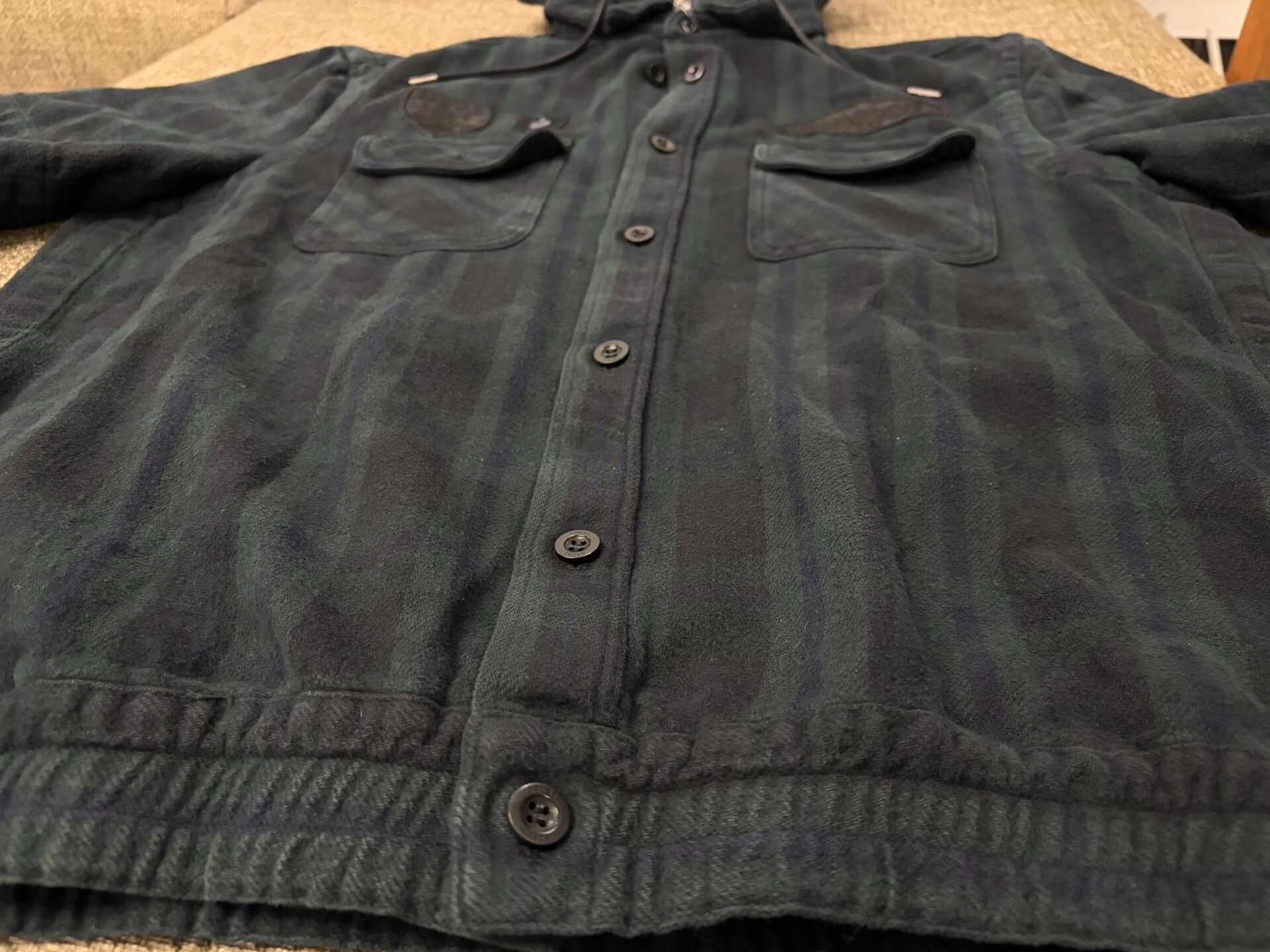 Sacai Sacai 24aw Flannel Check Shirt Jacket Size US M / EU 48-50 / 2 - 3 Thumbnail