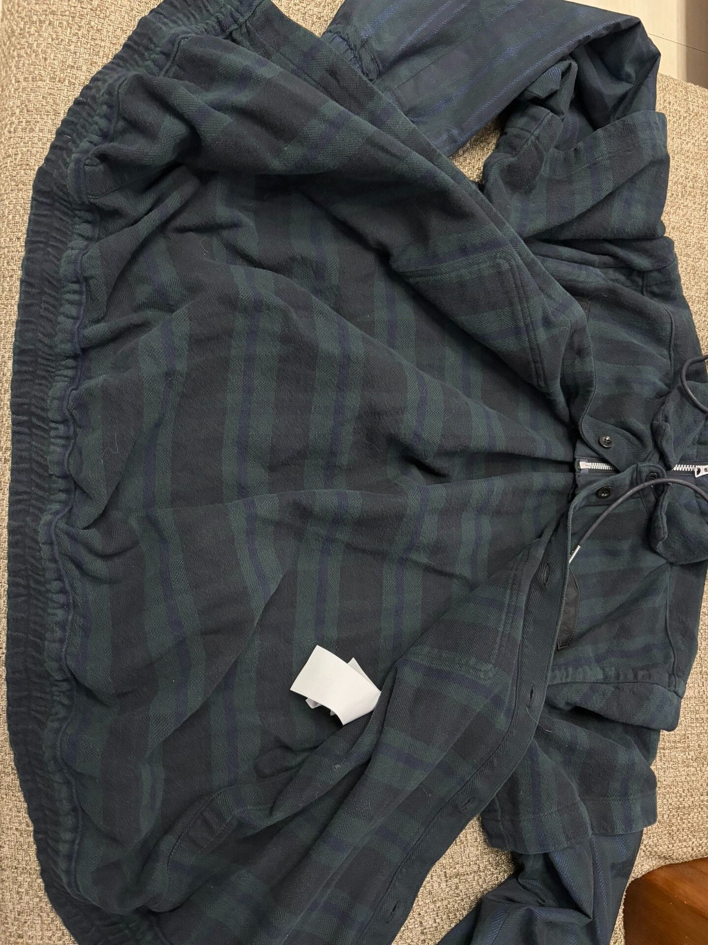 Sacai Sacai 24aw Flannel Check Shirt Jacket Size US M / EU 48-50 / 2 - 2 Thumbnail