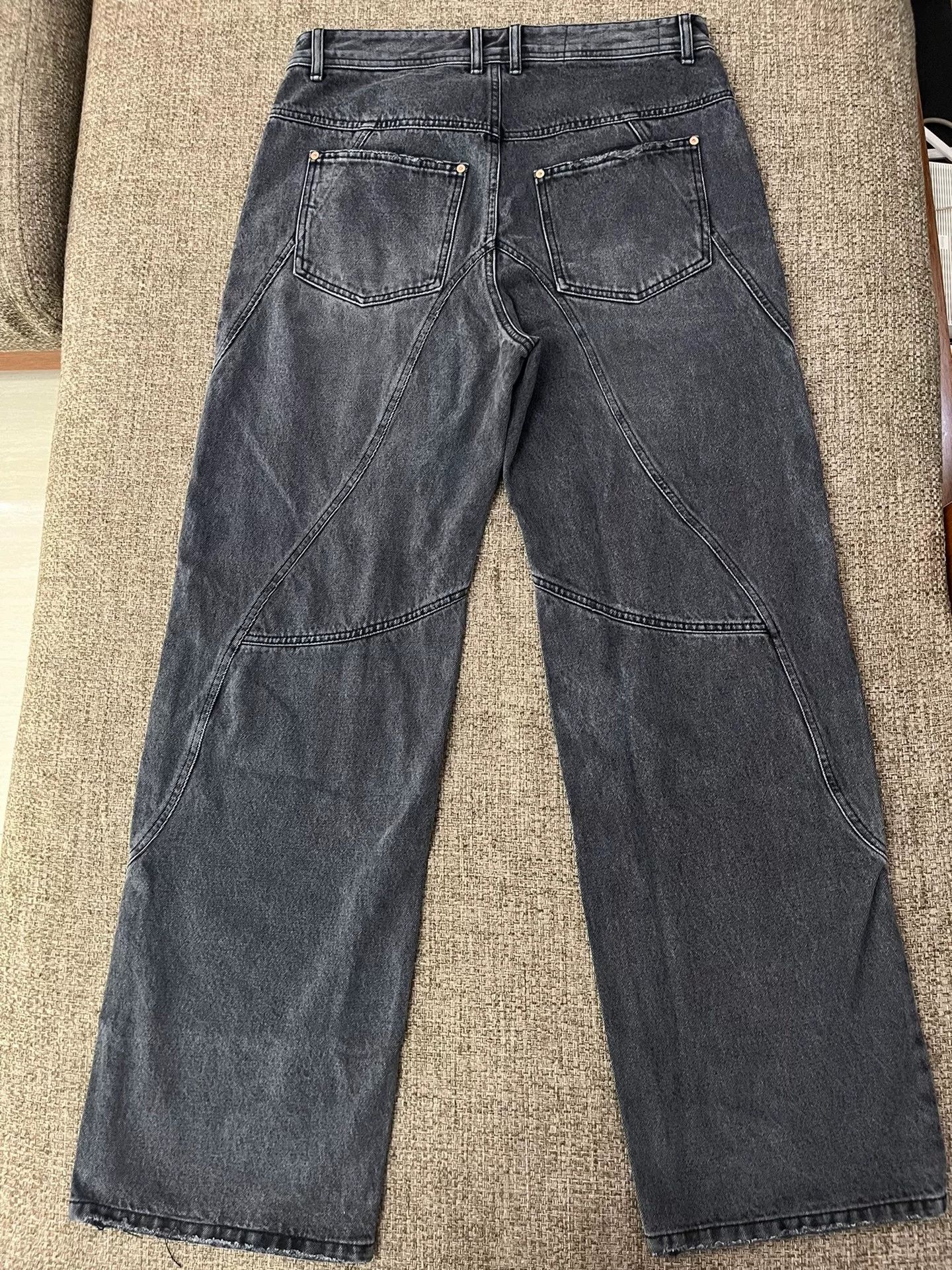 Andersson Bell Black Patchwork Jeans