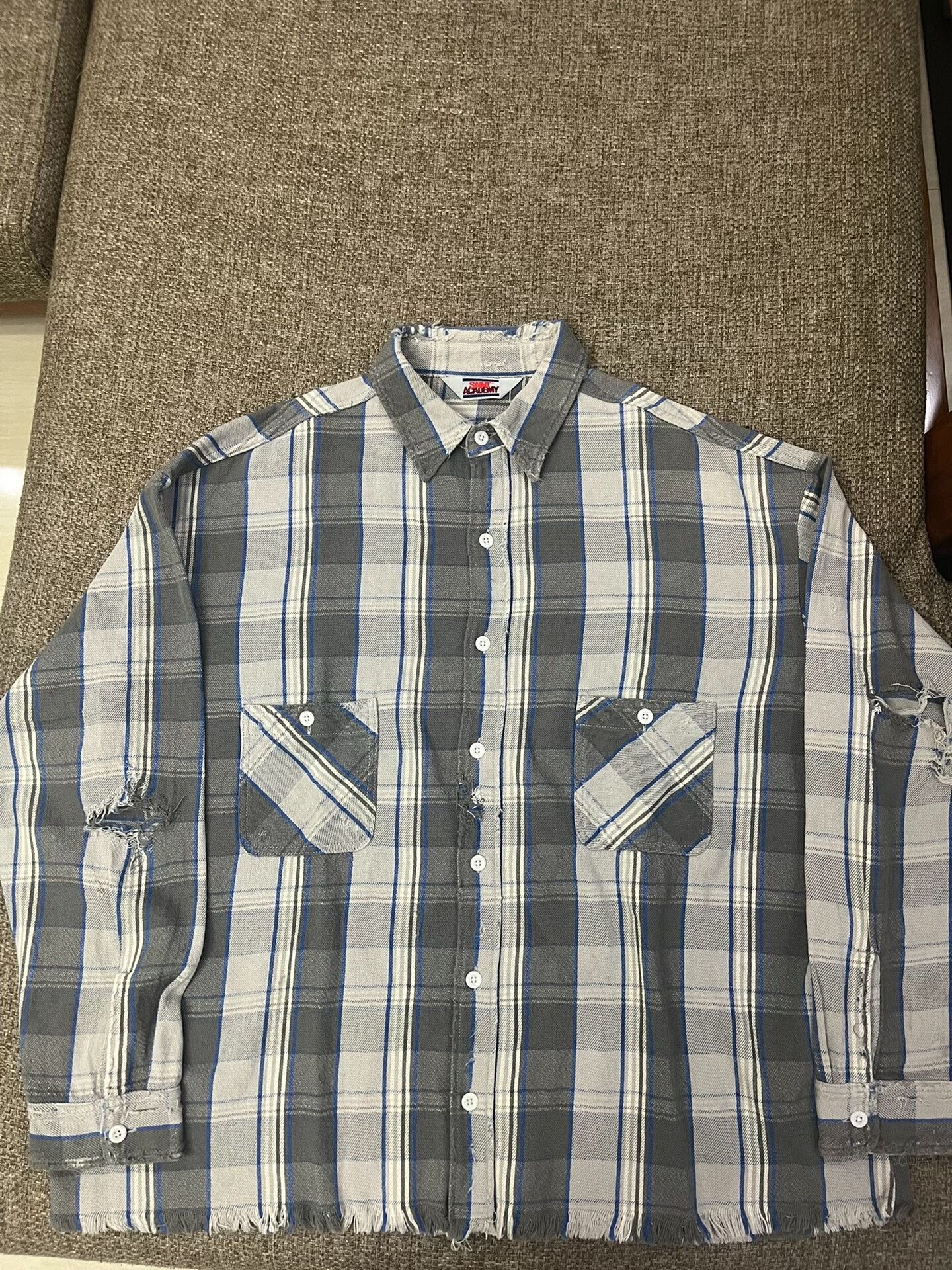 Saint Michael SAINT MICHAEL x SHERMER Plaid Shirt Size US XL / EU 56 / 4 - 2 Thumbnail