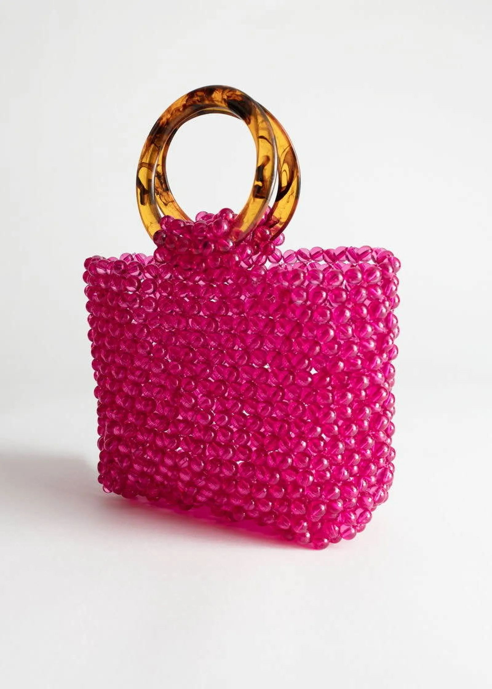 & Other Stories & Other Stories Circle Handle Beaded Bag Bucket Bag Size ONE SIZE - 4 Thumbnail