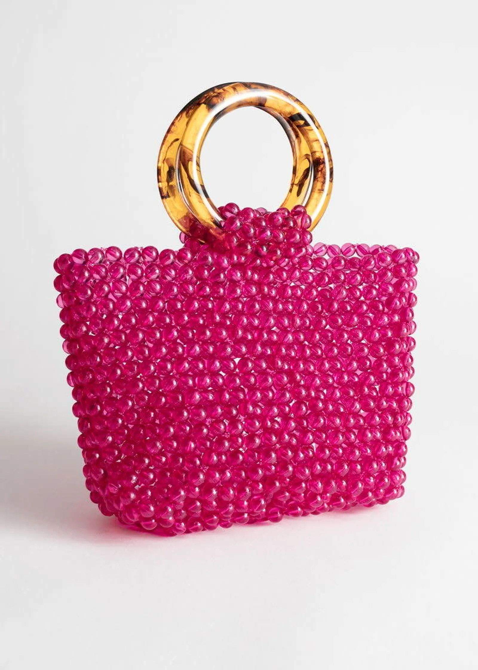 & Other Stories & Other Stories Circle Handle Beaded Bag Bucket Bag Size ONE SIZE - 5 Thumbnail