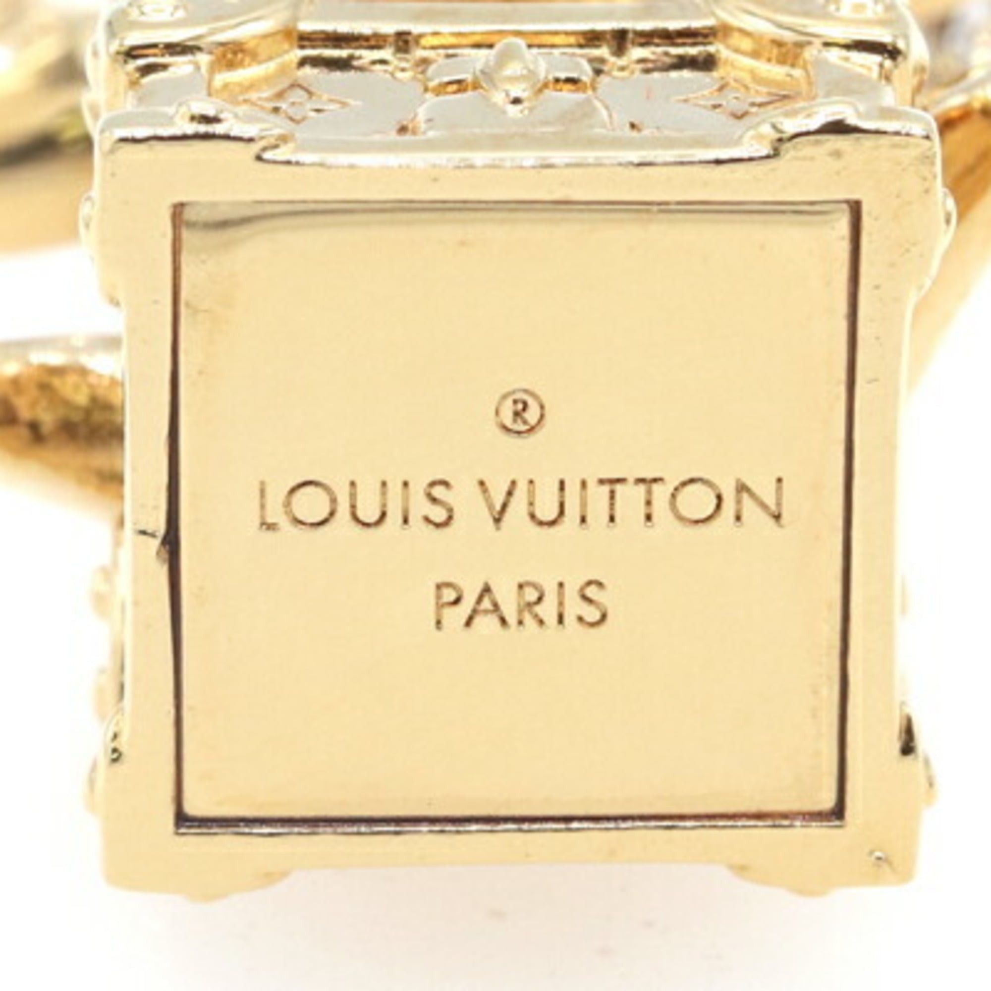 Louis Vuitton Louis Vuitton Necklace M80271 Gold Metal Rhinestone Pendant Long Chain Women's LOUIS VUITTON Size ONE SIZE - 4 Thumbnail