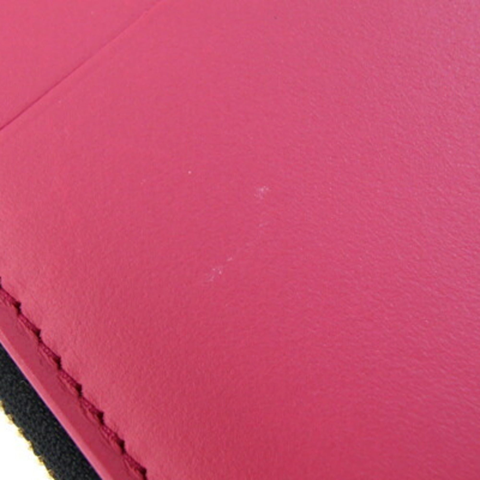 Louis Vuitton Louis Vuitton Portefeuille Capucines Compact Tri-fold Wallet M62157 in Noir and Hot Pink Taurillon Leather. LV Wallet, Two-Tone Design. Women's. LOUIS VUITTON Size ONE SIZE - 8 Thumbnail