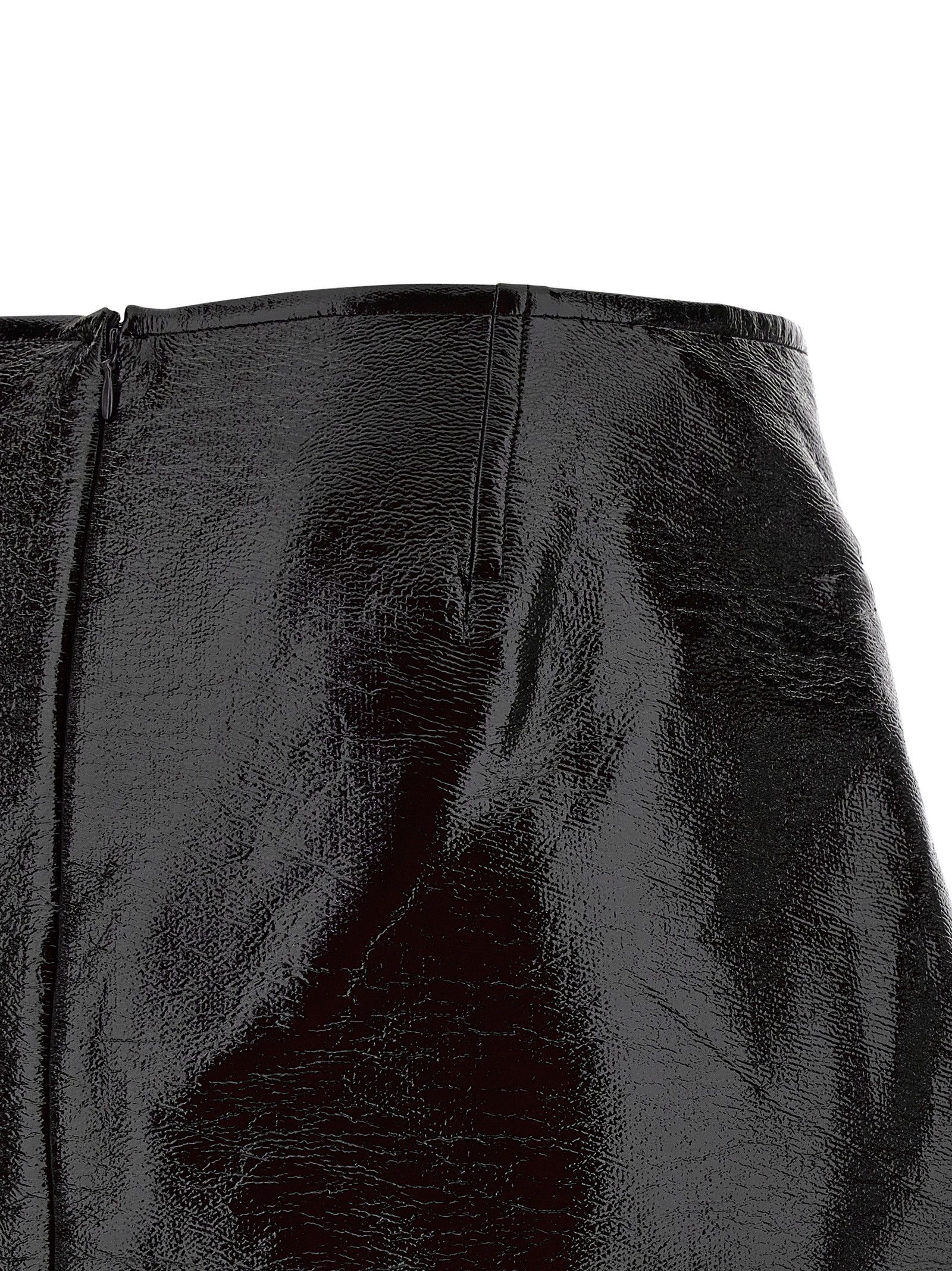 Courreges 'Fold Vinyl Mini' Skirt Size 26" / US 2 / IT 38 - 4 Thumbnail