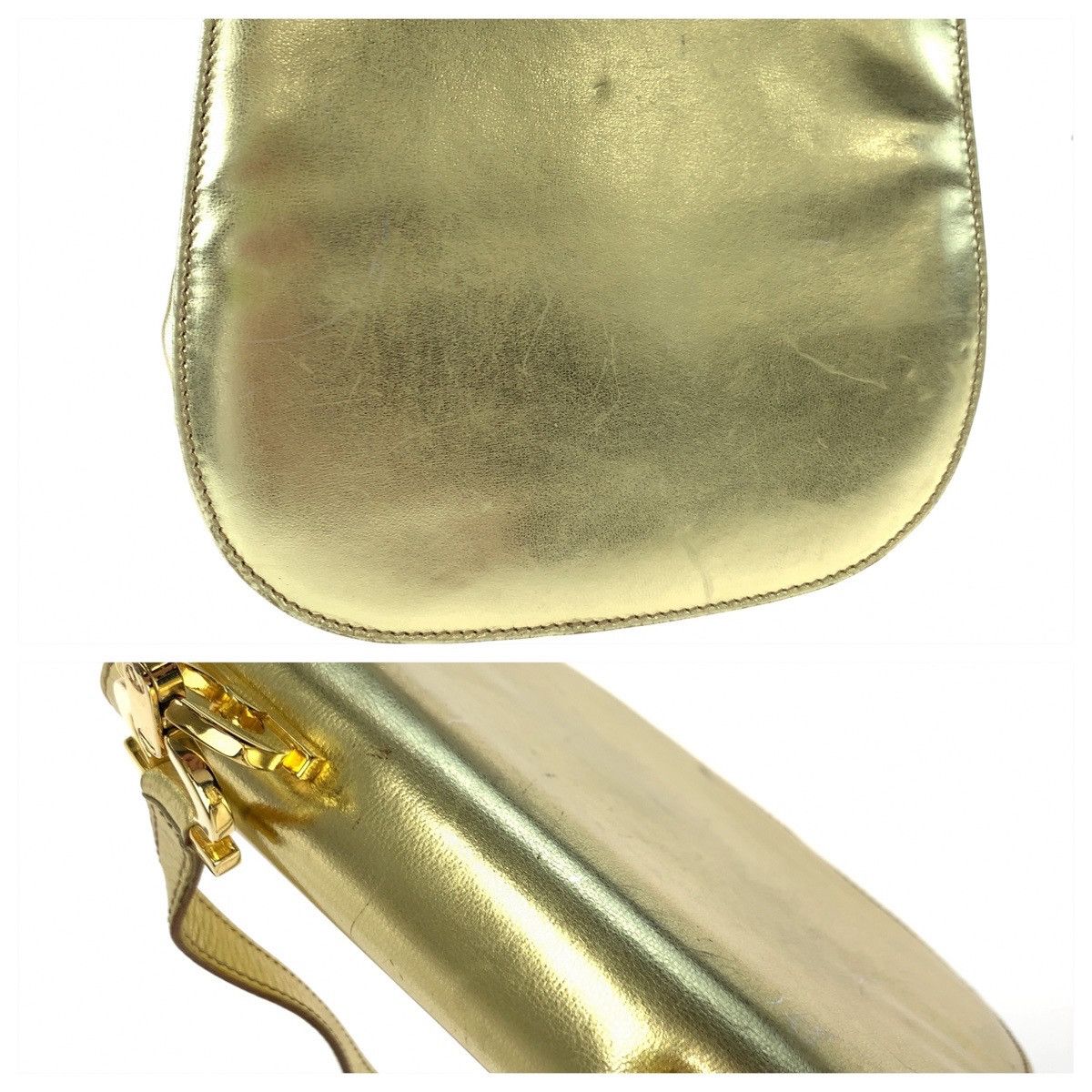 Salvatore Ferragamo Salvatore Ferragamo Salvatore Ferragamo Gancini Leather Shoulder Bag Leather Shoulder Bag P213151 DUTY FREE for USA Size ONE SIZE - 5 Thumbnail