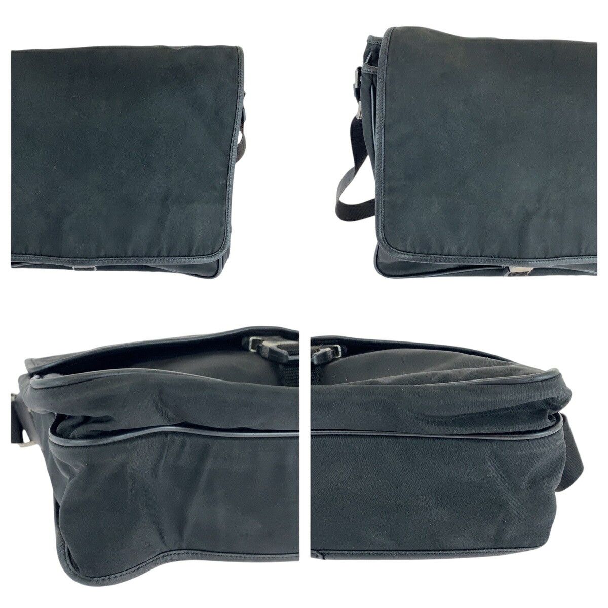 Prada Prada Prada Tessuto Triangle Logo Plate Nylon Shoulder Bag Textile Shoulder Bag V166 DUTY FREE for USA Size ONE SIZE - 5 Thumbnail