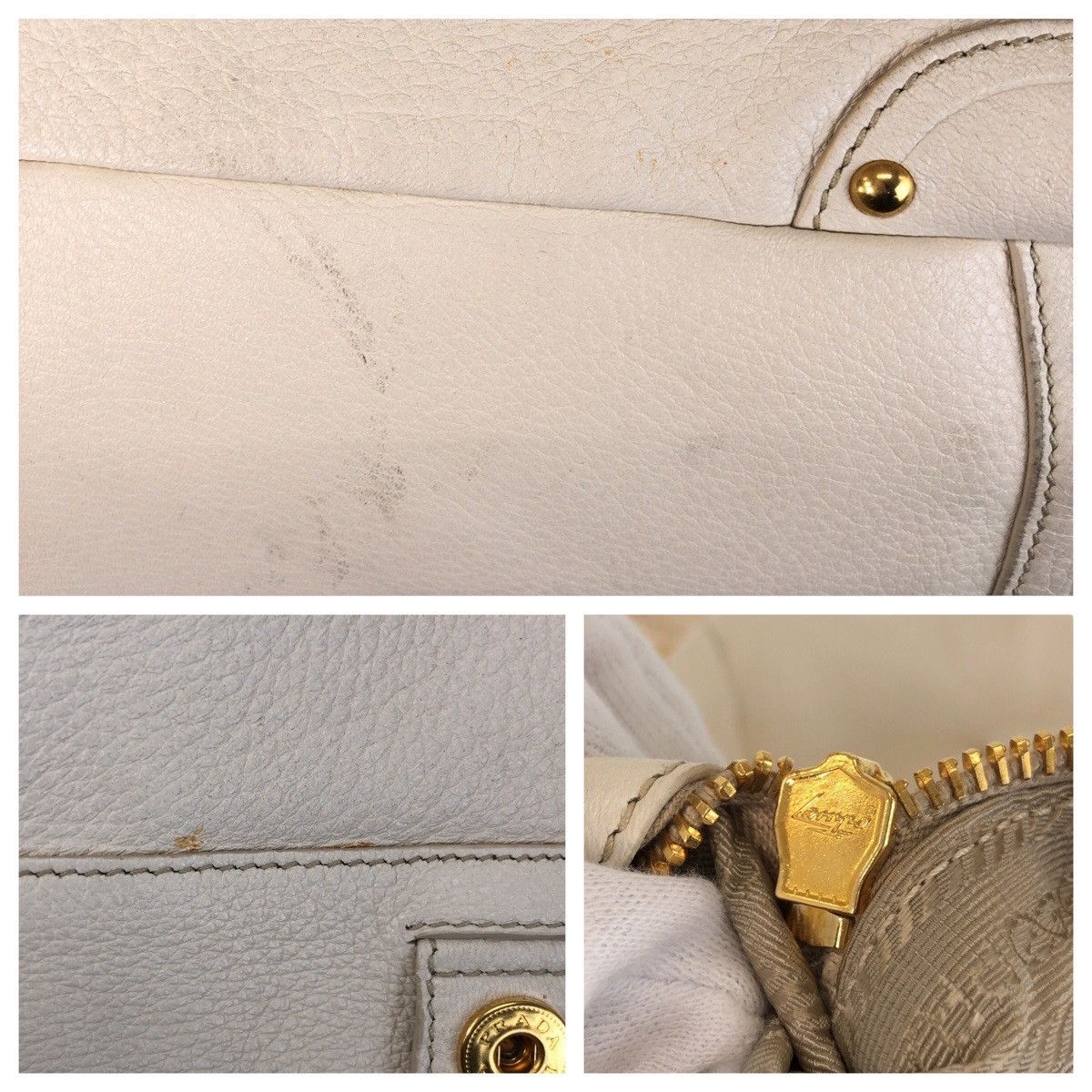 Prada Prada Prada Vitello Daino 2way Bag Leather Shoulder Bag DUTY FREE for USA Size ONE SIZE - 5 Thumbnail