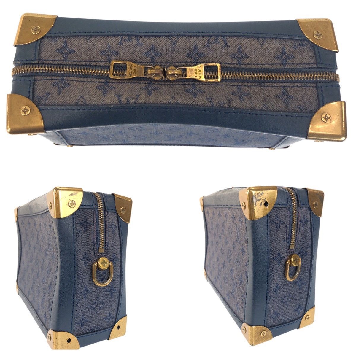Louis Vuitton Louis Vuitton Louis Vuitton Soft Trunk Monogram Denim Shoulder Bag Textile Shoulder Bag M44723 DUTY FREE for USA Size ONE SIZE - 5 Thumbnail