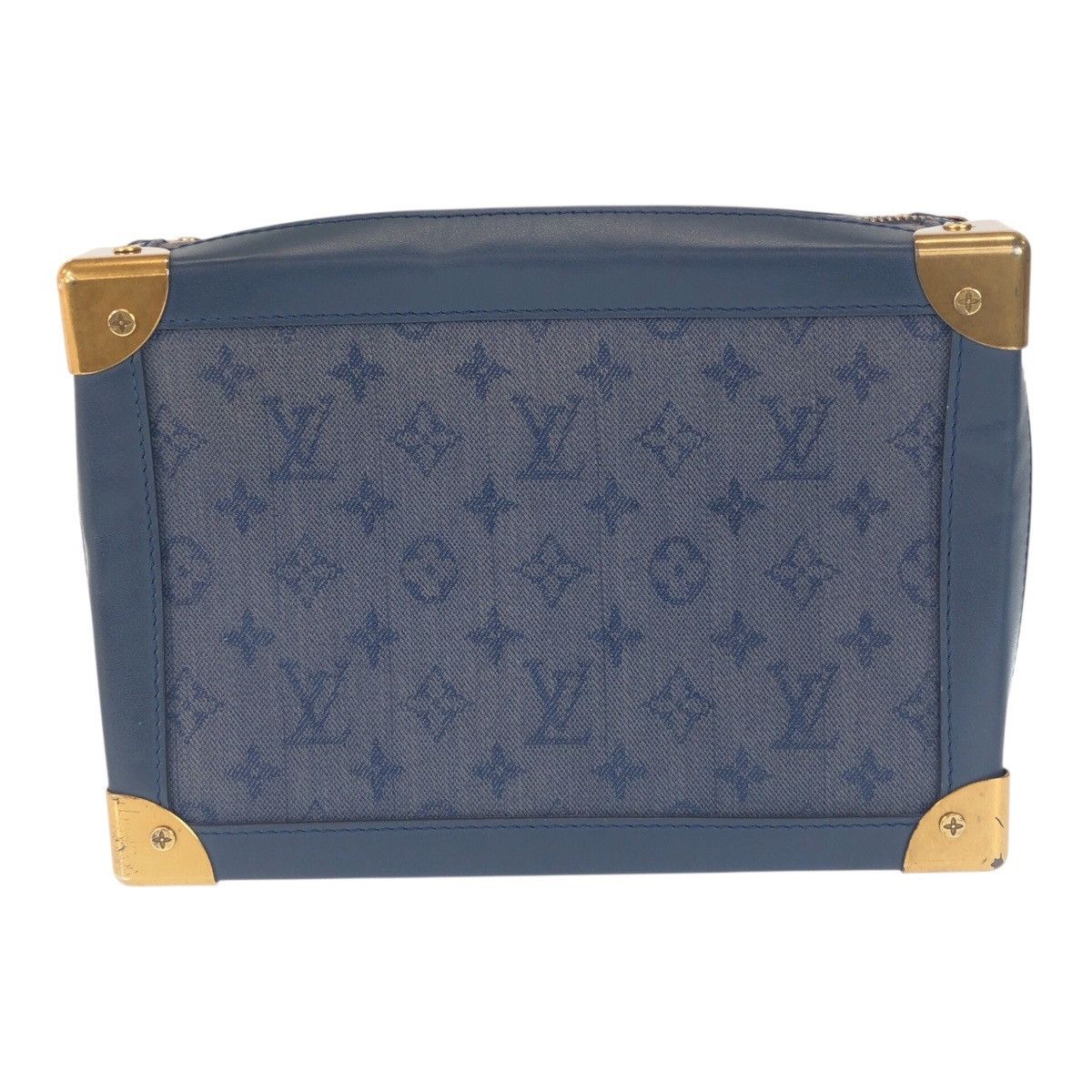 Louis Vuitton Louis Vuitton Louis Vuitton Soft Trunk Monogram Denim Shoulder Bag Textile Shoulder Bag M44723 DUTY FREE for USA Size ONE SIZE - 2 Thumbnail