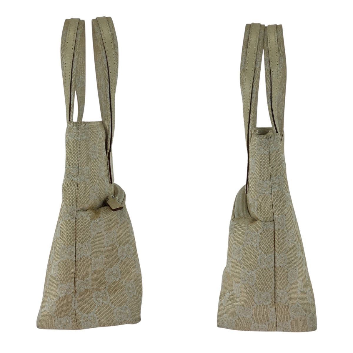 Gucci Gucci Gucci GG Canvas Leather Handbag Leather Tote Bag 002 1079 DUTY FREE for USA Size ONE SIZE - 8 Thumbnail