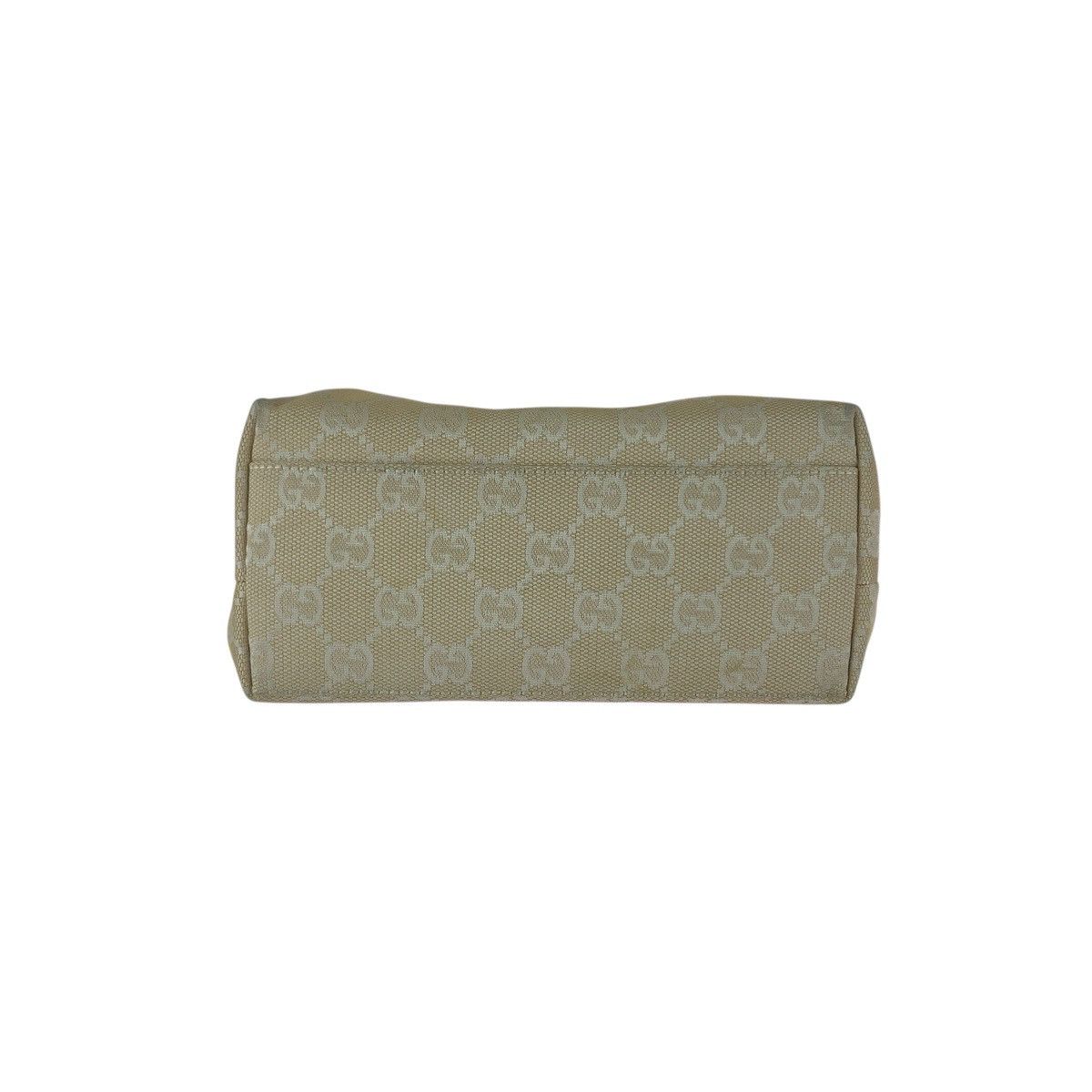 Gucci Gucci Gucci GG Canvas Leather Handbag Leather Tote Bag 002 1079 DUTY FREE for USA Size ONE SIZE - 10 Thumbnail